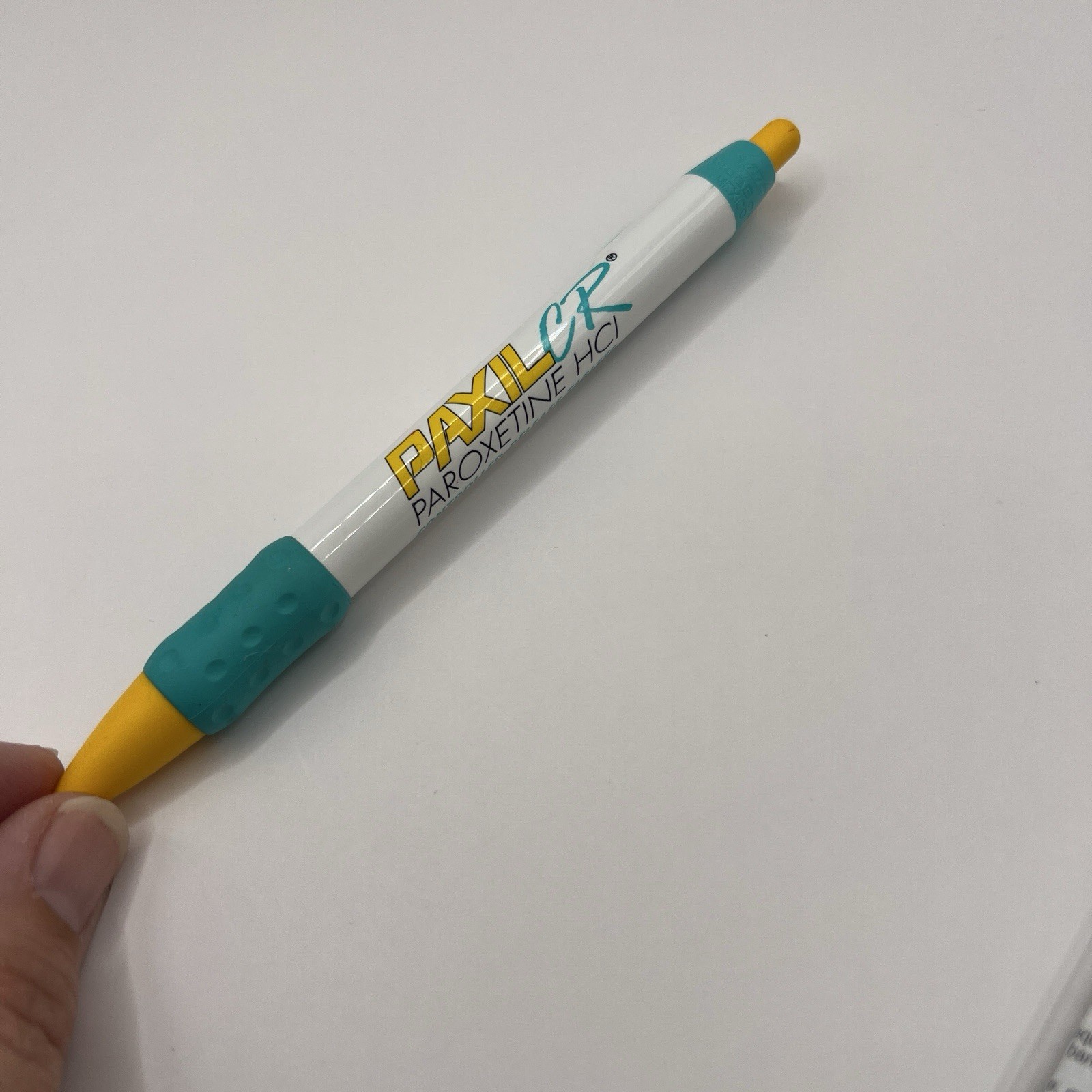 2 VTG PAXIL CR Pharmaceutical Drug Rep Pen Advertising Collectibles One NIP