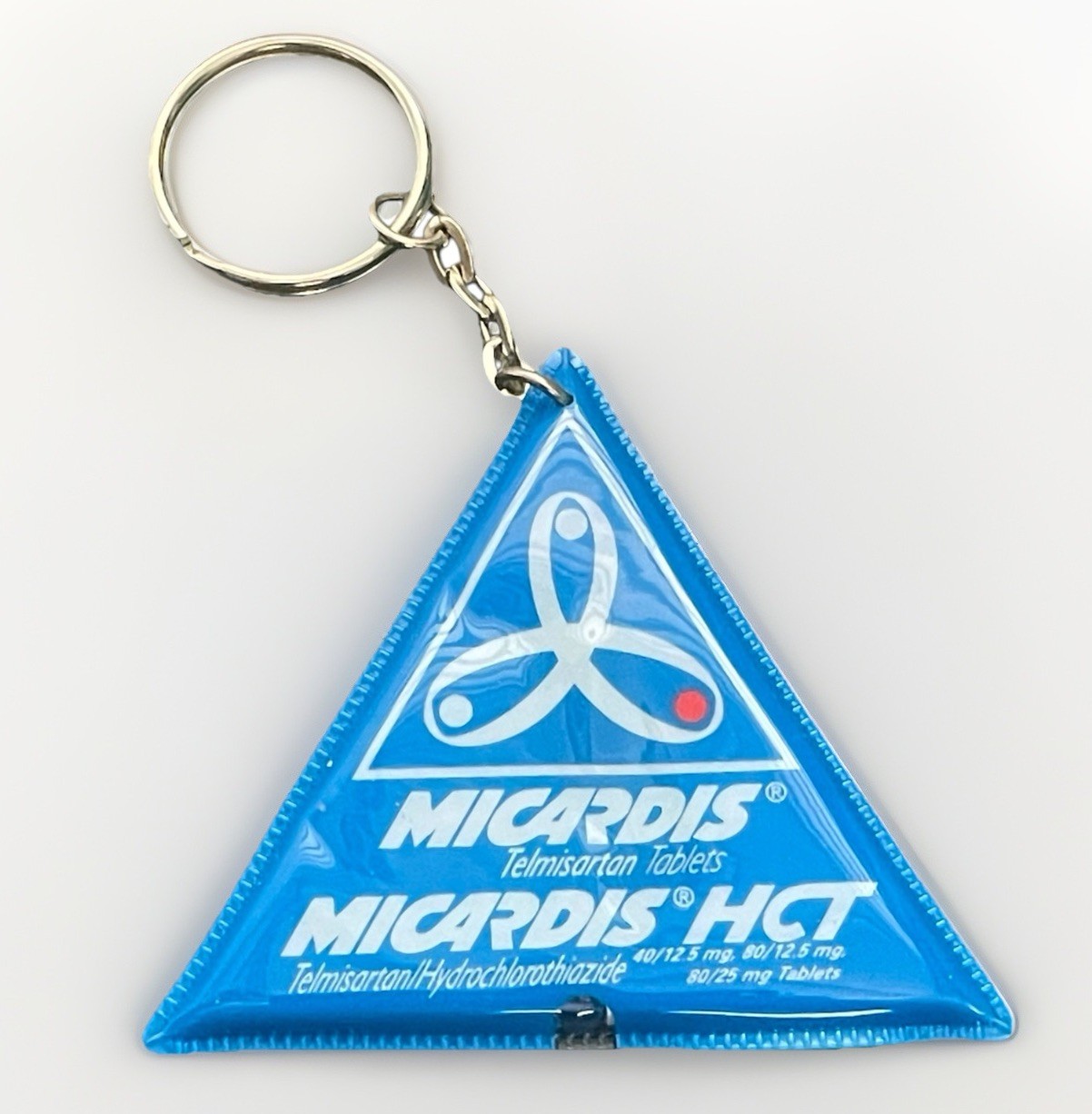 Micardis Pharmaceutical Advertising Keychain Light Flashlight Drug Rep Promo VTG
