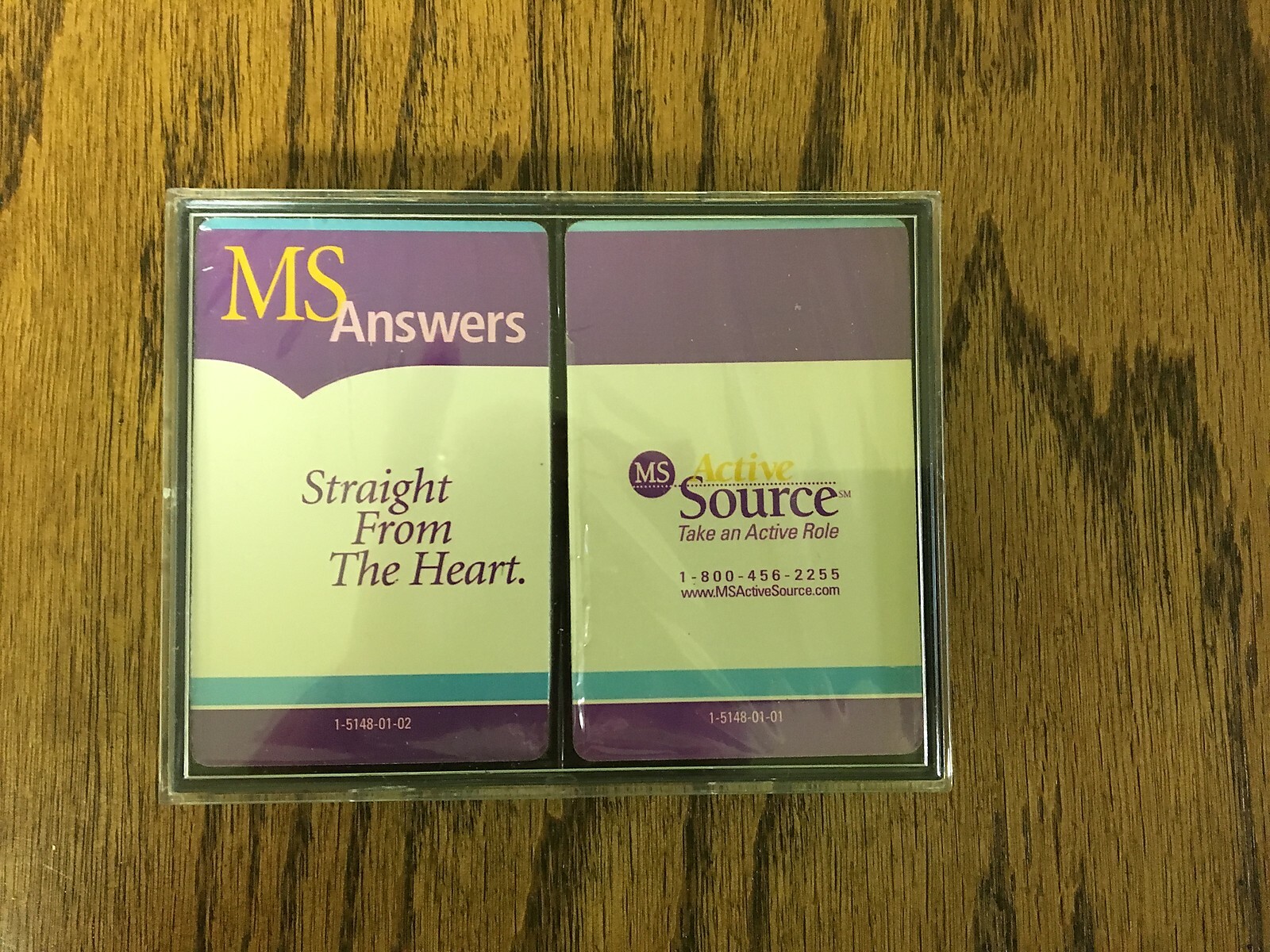 VINTAGE 2 DECKS OF PLAYING CARDS FROM MS ACTIVE SOURCE