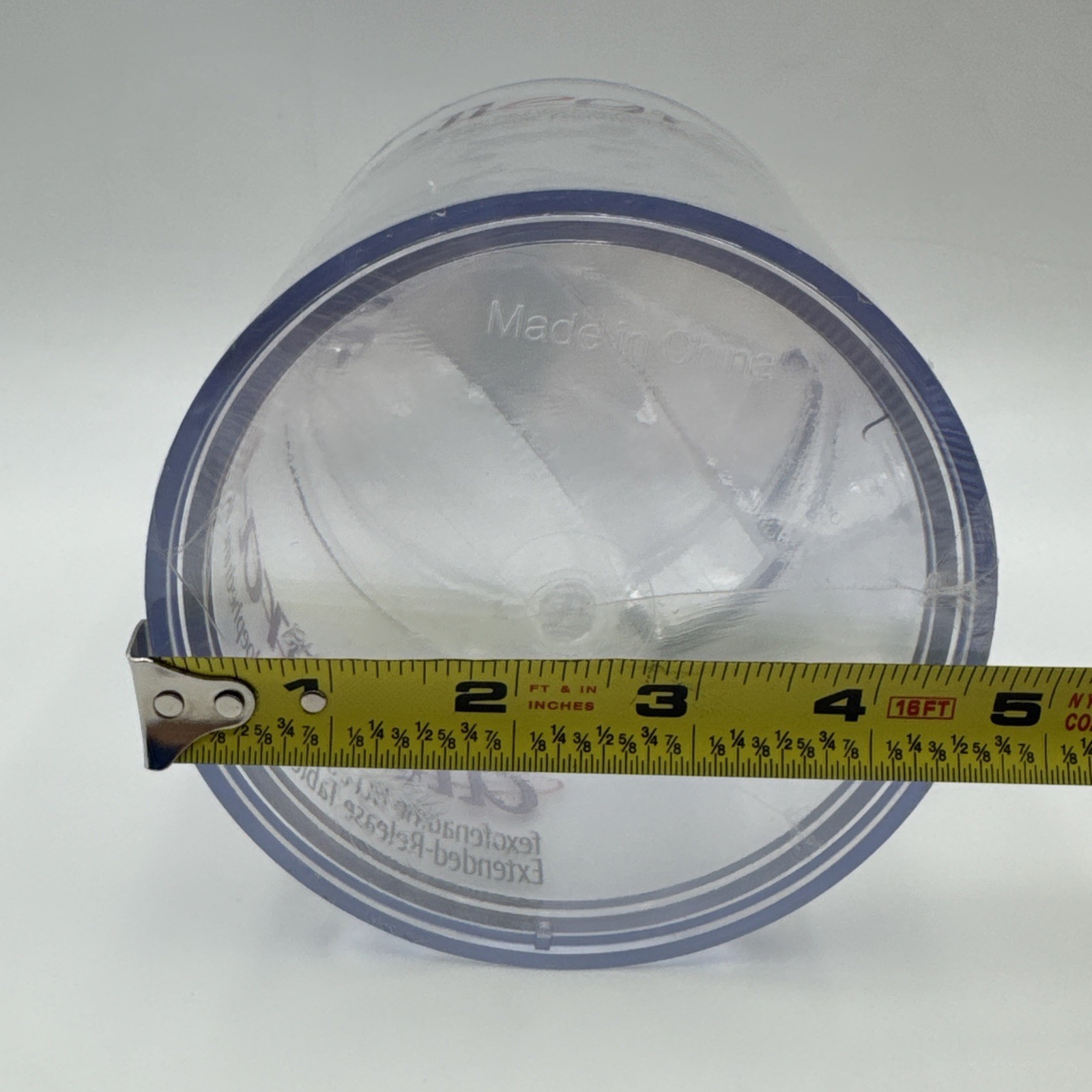 DRUG REP RARE ALLEGRA-D CLEAR PLASTIC/ACRYLIC CANISTER Set of 5 Pharmaceutical