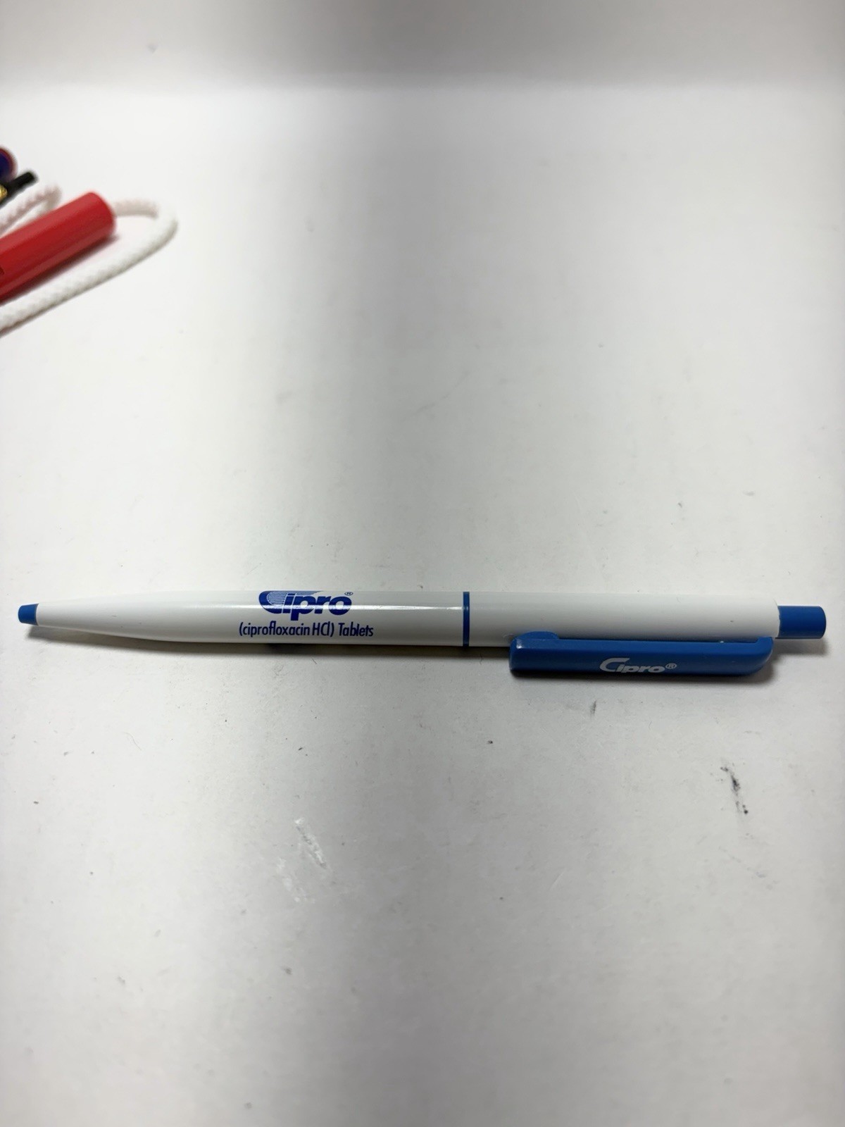 LOT OF 6 Pharmaceutical Drug Rep Medical Advertising Promo Pens Cipro Evista