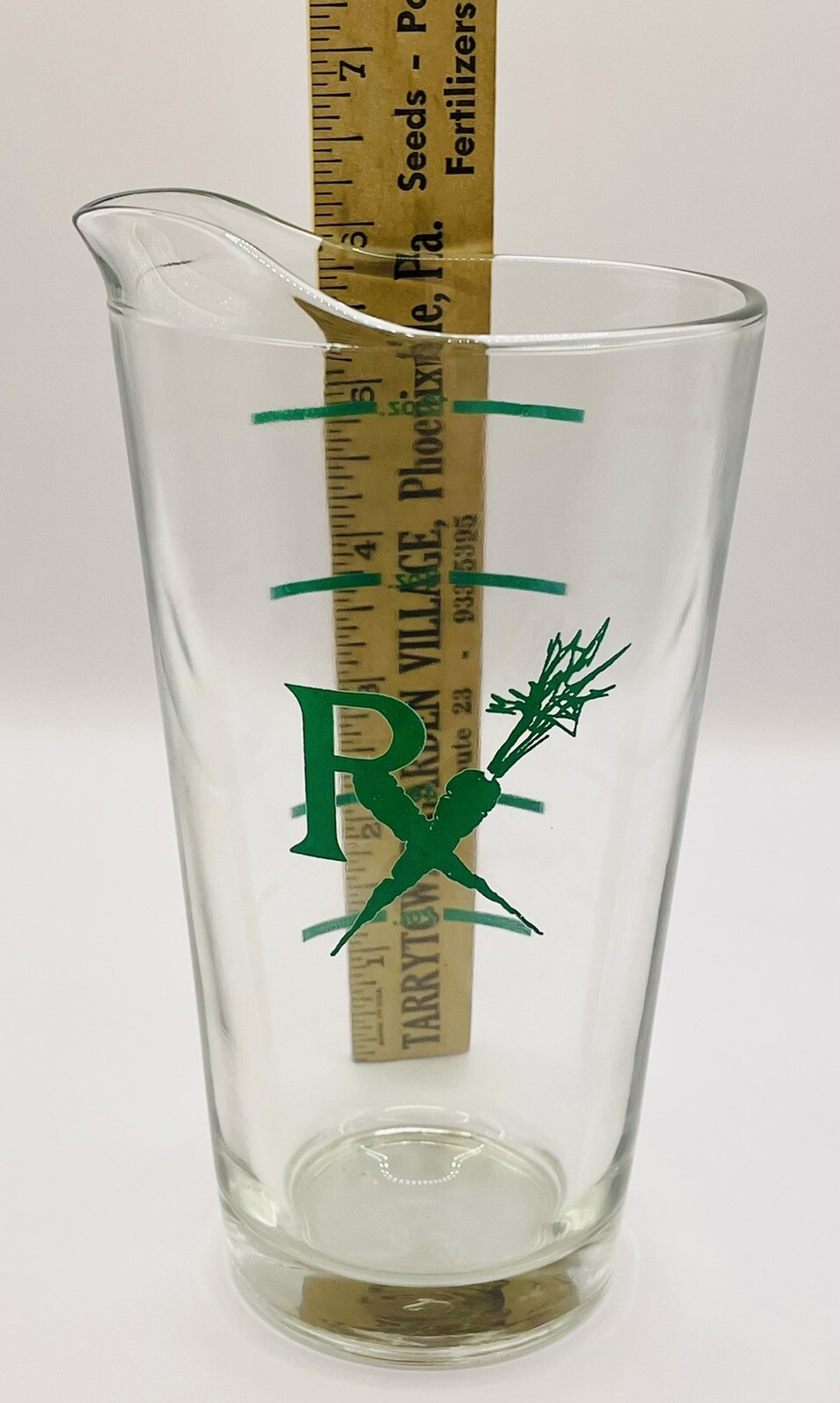 Vintage Libbey Medical Prescription Measuring Glass