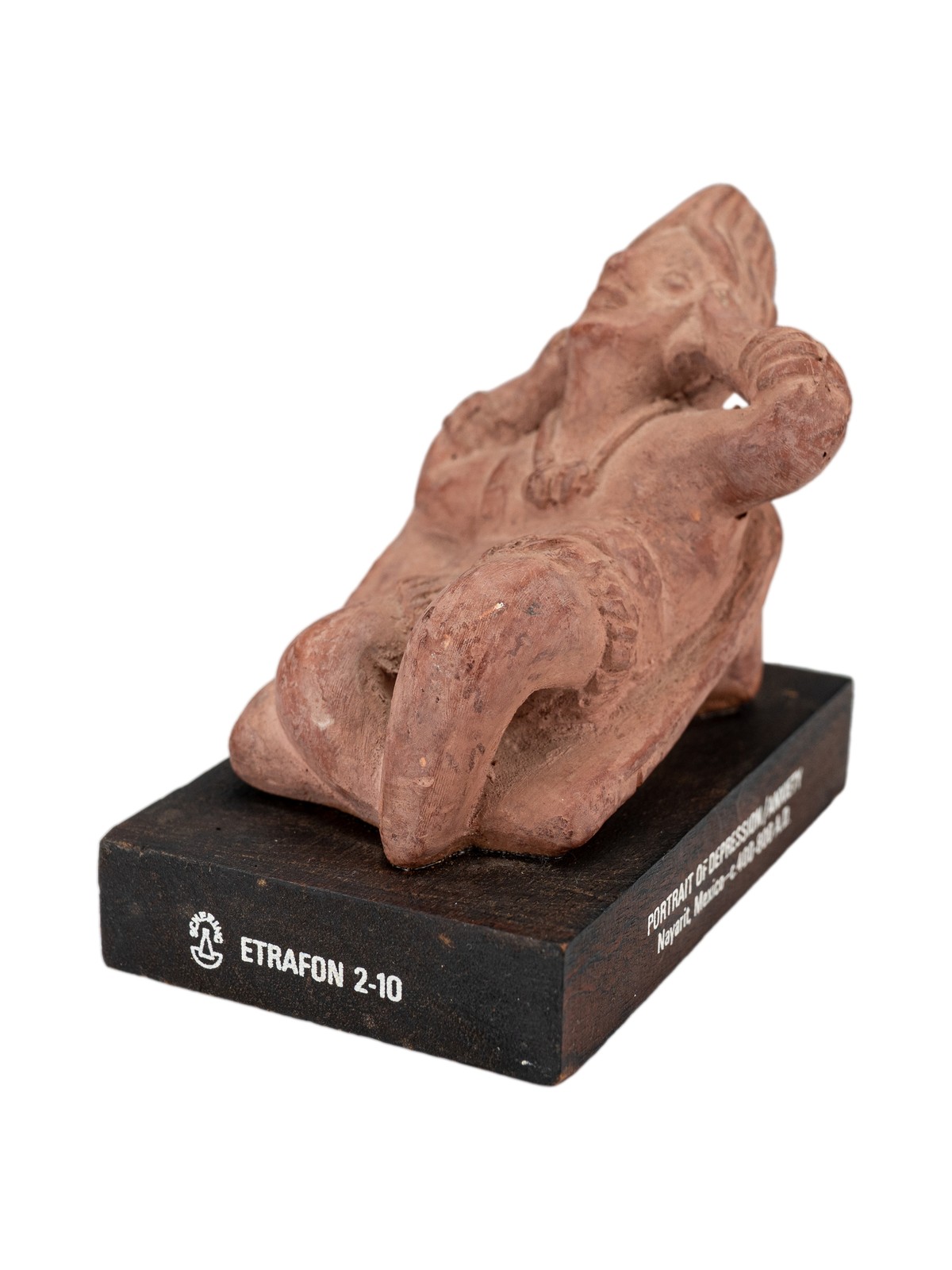 Schering Etrafon Pharma Promo Mexican Pottery Portrait Anxiety Depression Figure