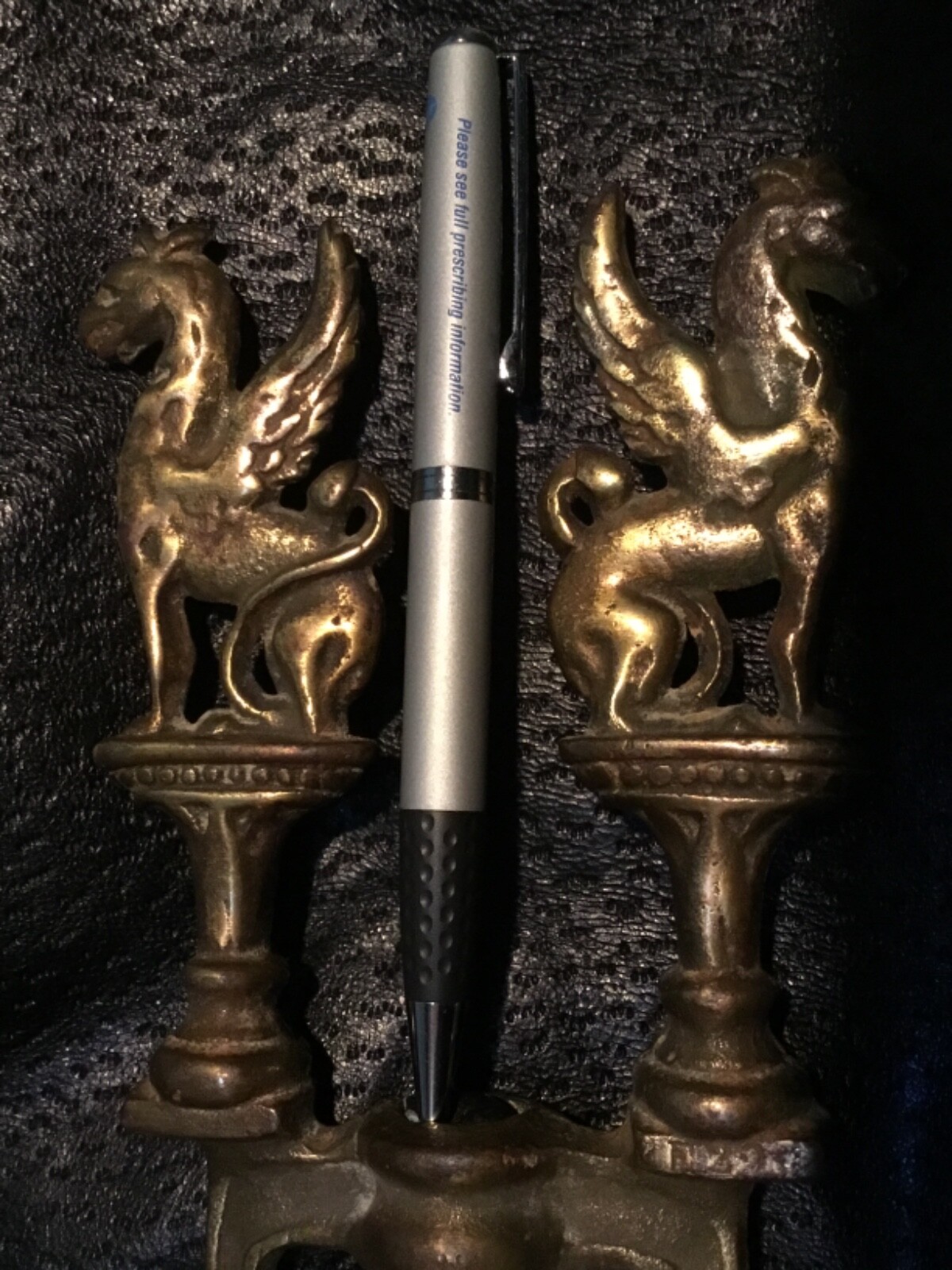 Geodon Heavy Metal Drug Rep Pharmaceutical Grey Twist pen Pfizer