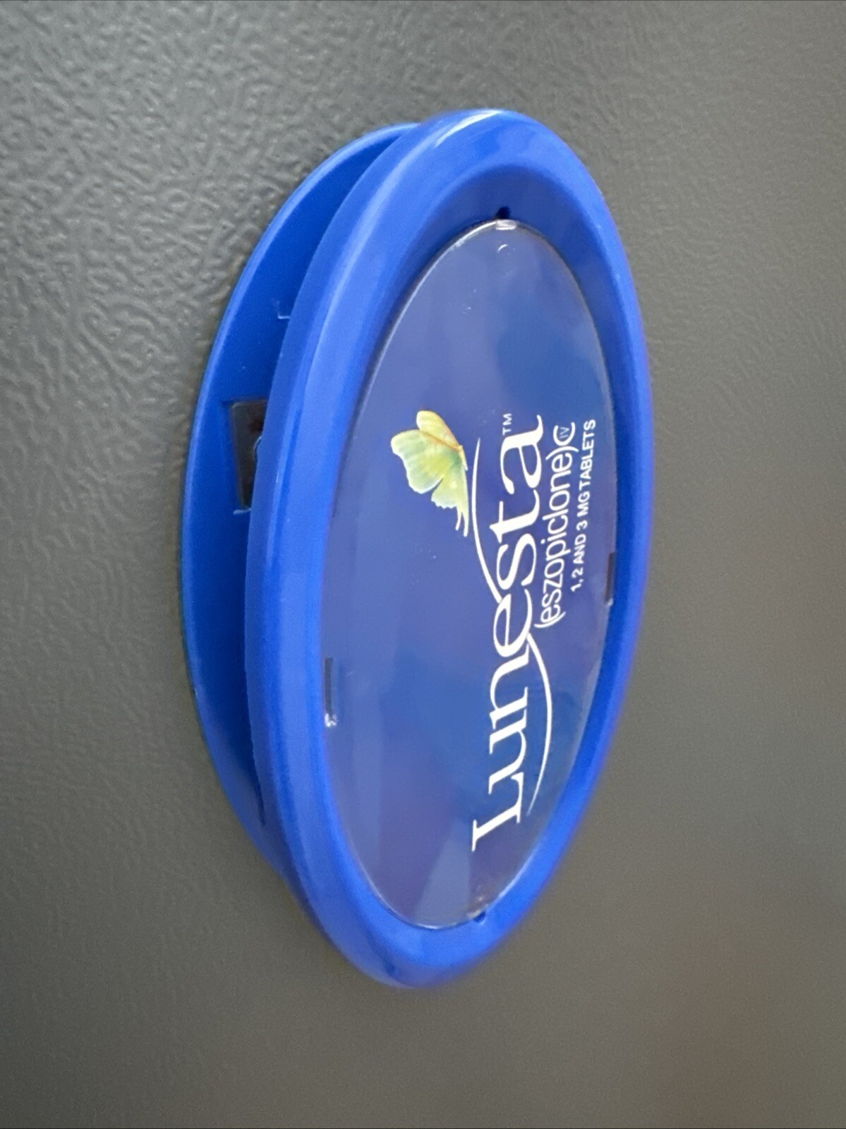 Lunesta Pharmacy Display Large Refrigerator Magnetic Clip Pharmaceutical Promo