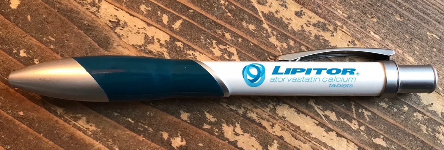 LIPITOR PHARMACEUTICAL DRUG REP PEN COLLECTIBLE