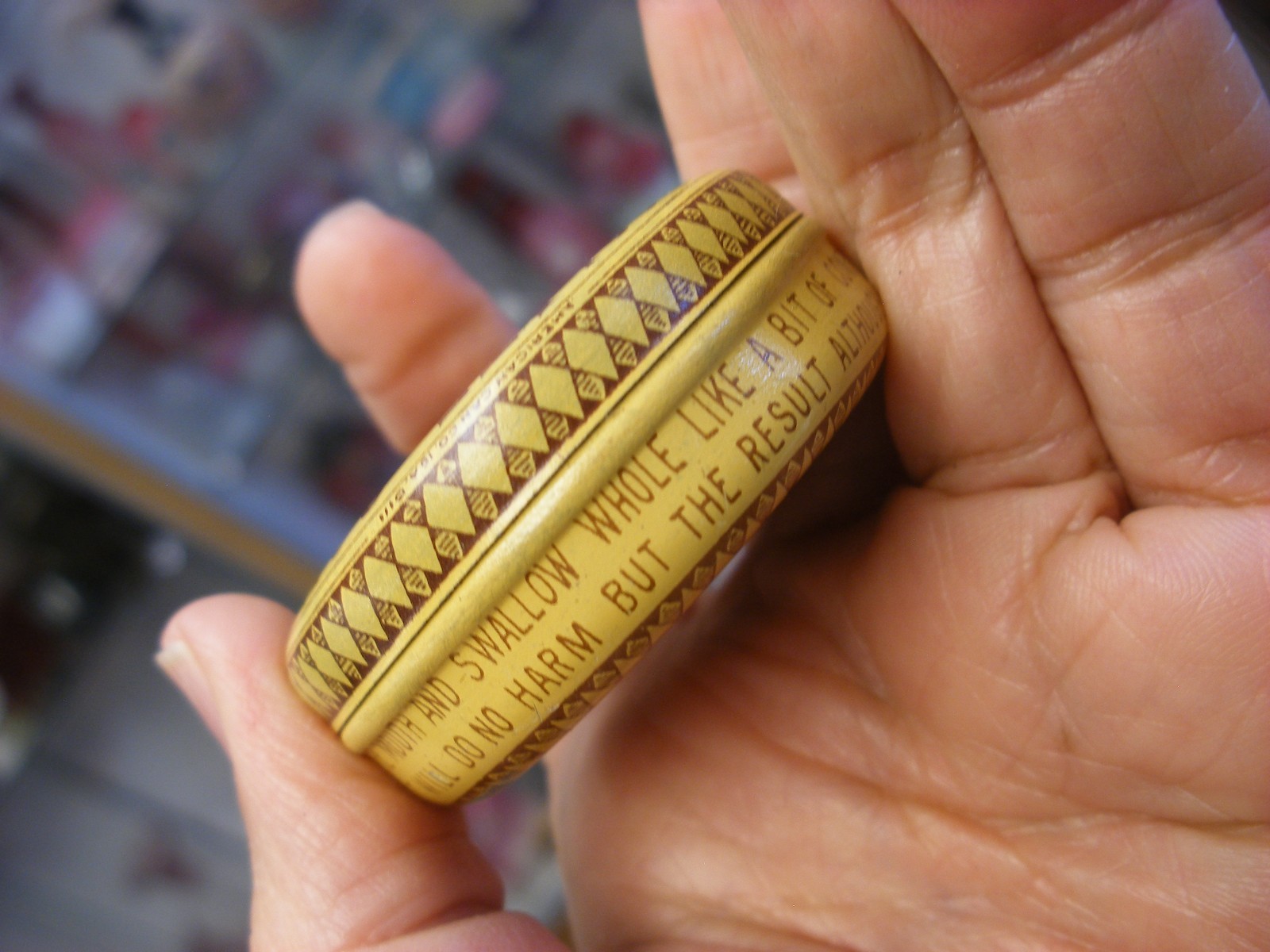 Vtg Medical Remedy Pharmacy Quack Cure – Chocolate Coated Ripans Tabules Tin