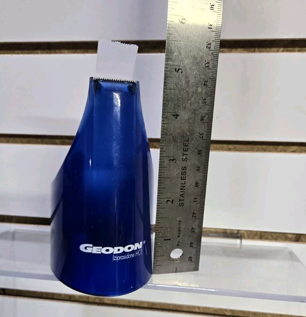 Geodon Scotch Tape Dispenser Drug Rep Collectible Pharmaceutical Advertising
