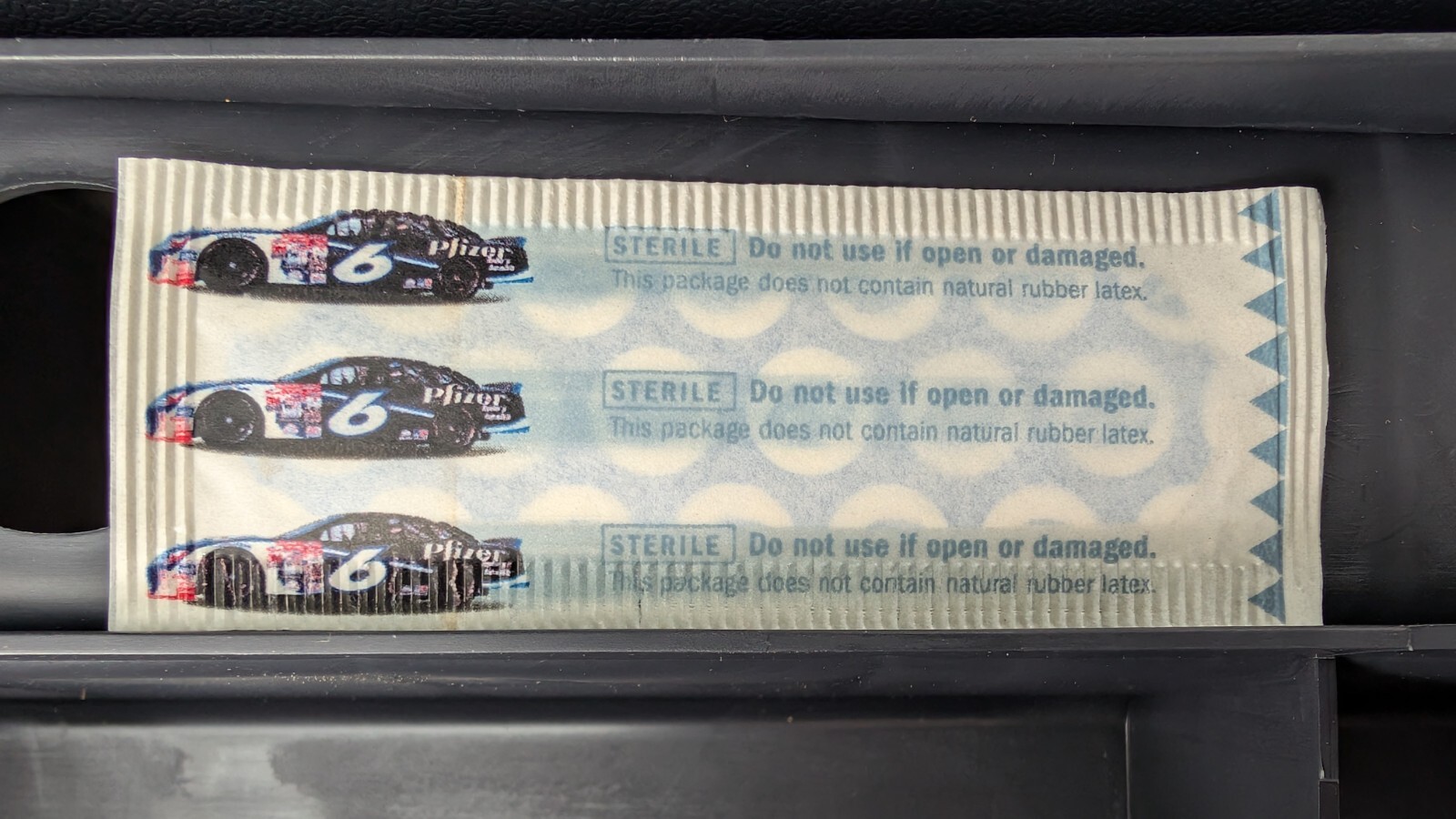 Vintage Viagra – Bandages in Original Box – Gag Gift Pfizer Drug gift – NASCAR 6