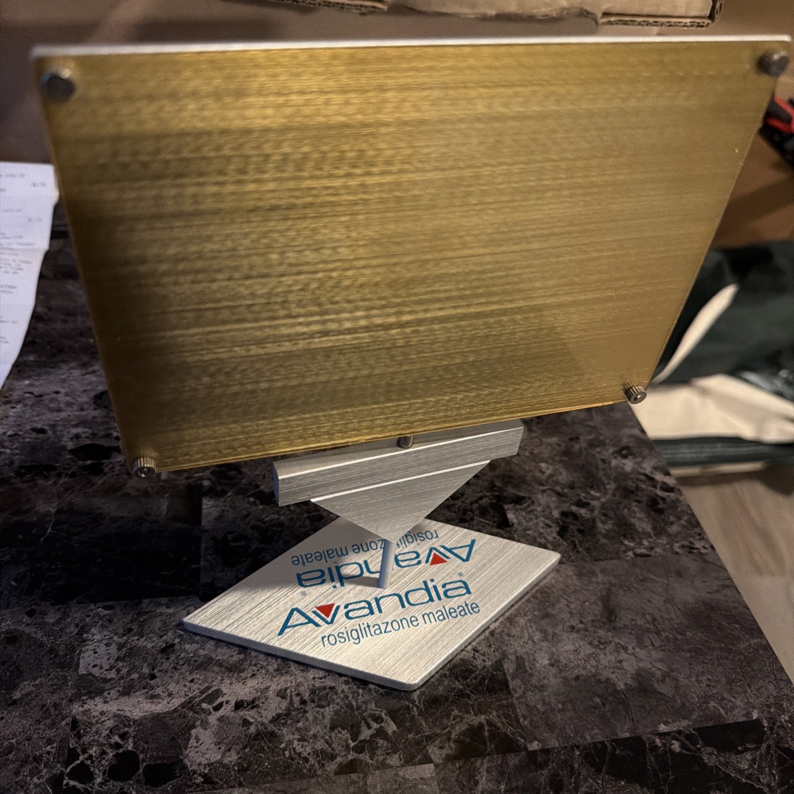 Avandia Pharmaceutical Picture Holder Drug Rep Promo 2000s