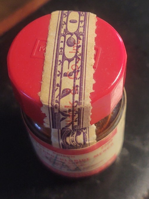 EMPTY ! RARE Merck Cocaine fluffy Flakes & Narcotic Tax stamp EMPTY BOTTLE