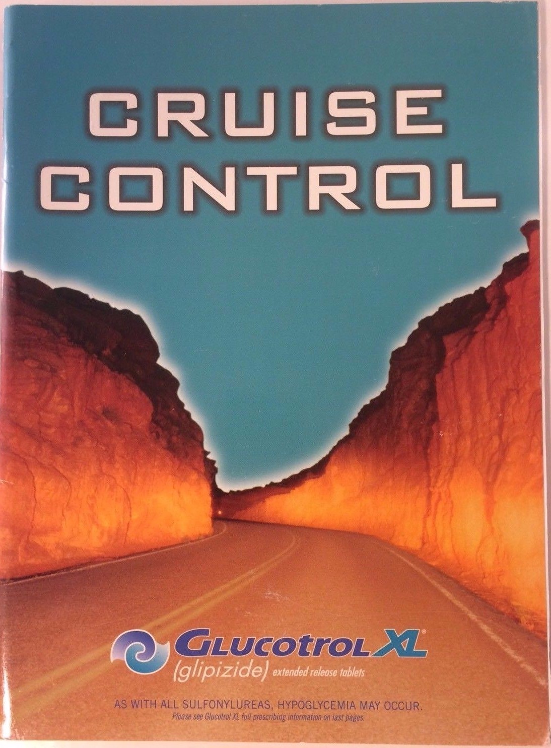 Glucotrol XL Pharma Drug Rep Promo Rand McNally USA Road Maps – VERY RARE