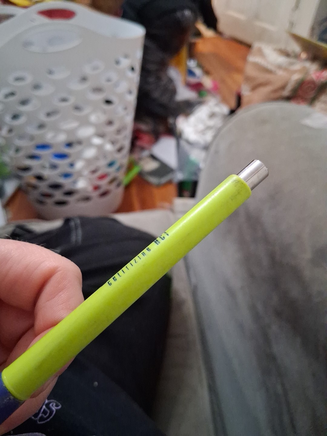 Zyrtec Green/Blue Pen-pharmaceutical drug rep collectibles