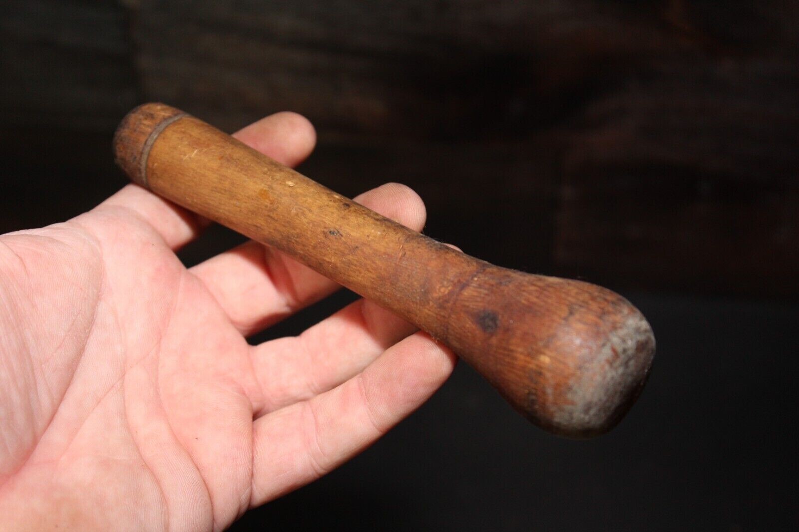 Vintage Brass Mortar Wood Pestle Secundum Artem Pharmacy Class 1969 Schering RX
