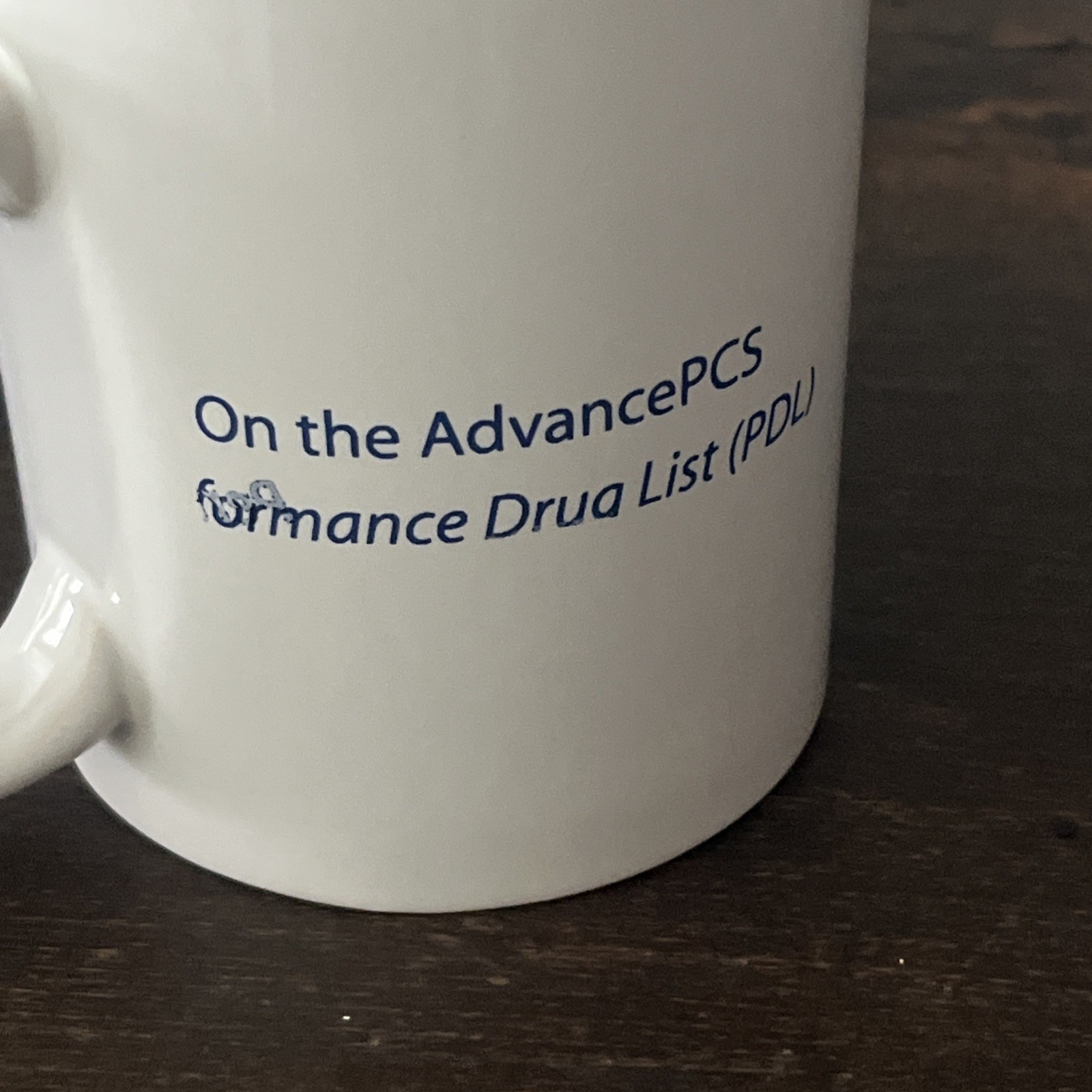 Crestor Pharmaceutical Rep Mug Rare Collectible Vintage Cup
