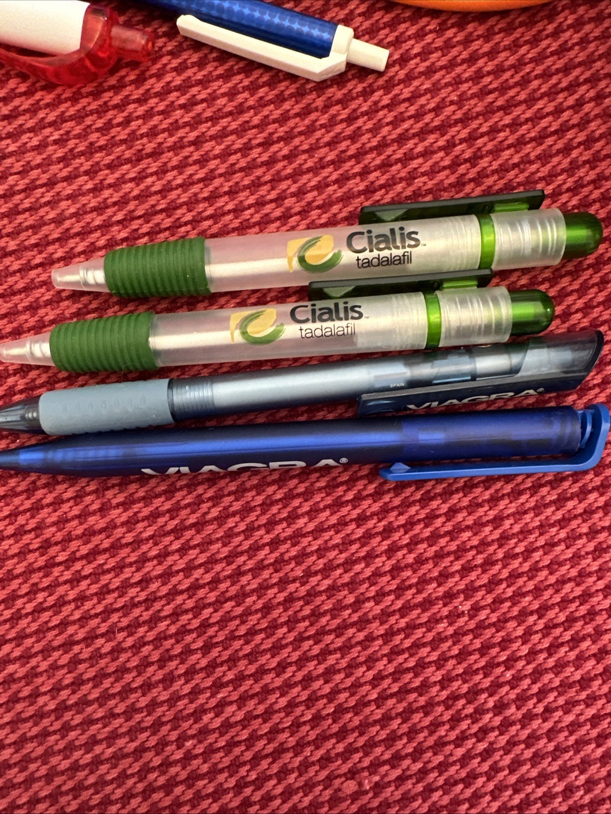 Lot Of 4 Drug Rep Pens-Viagra And Cialis