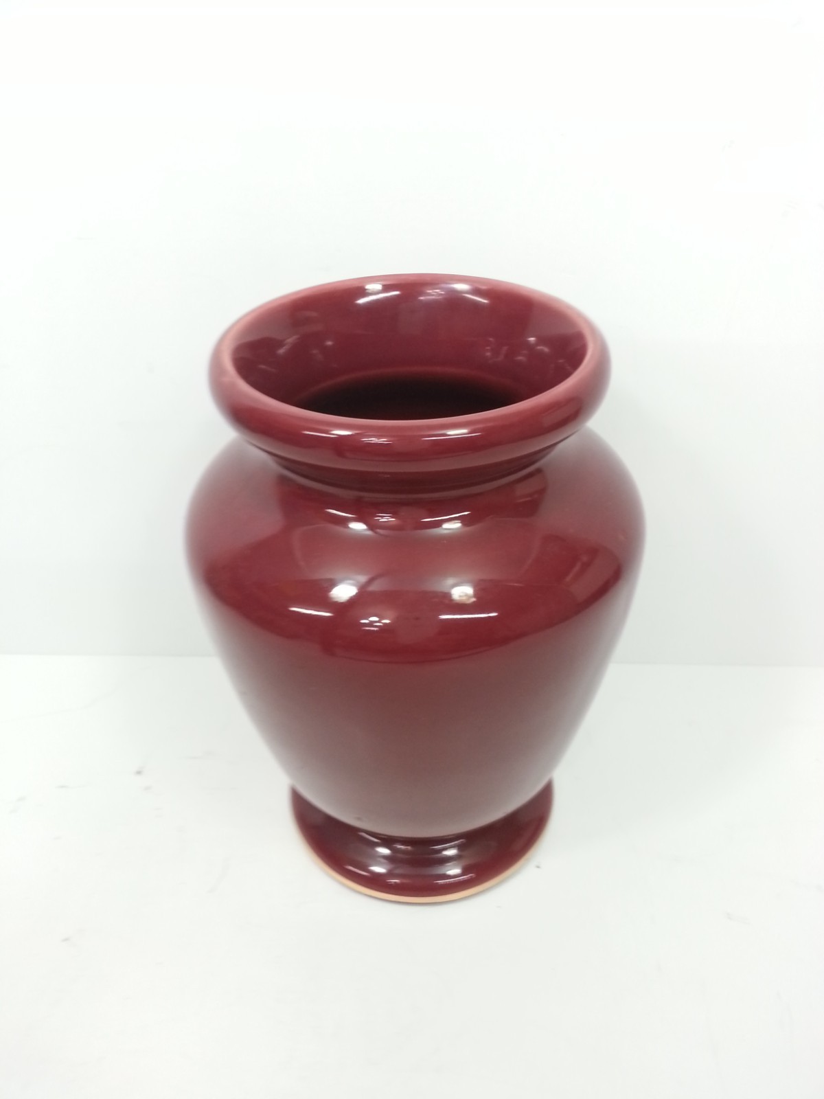 Vintage Eli Lilly Apothecary Jar Lactucarium Red Ceramic Gold Decal replacement