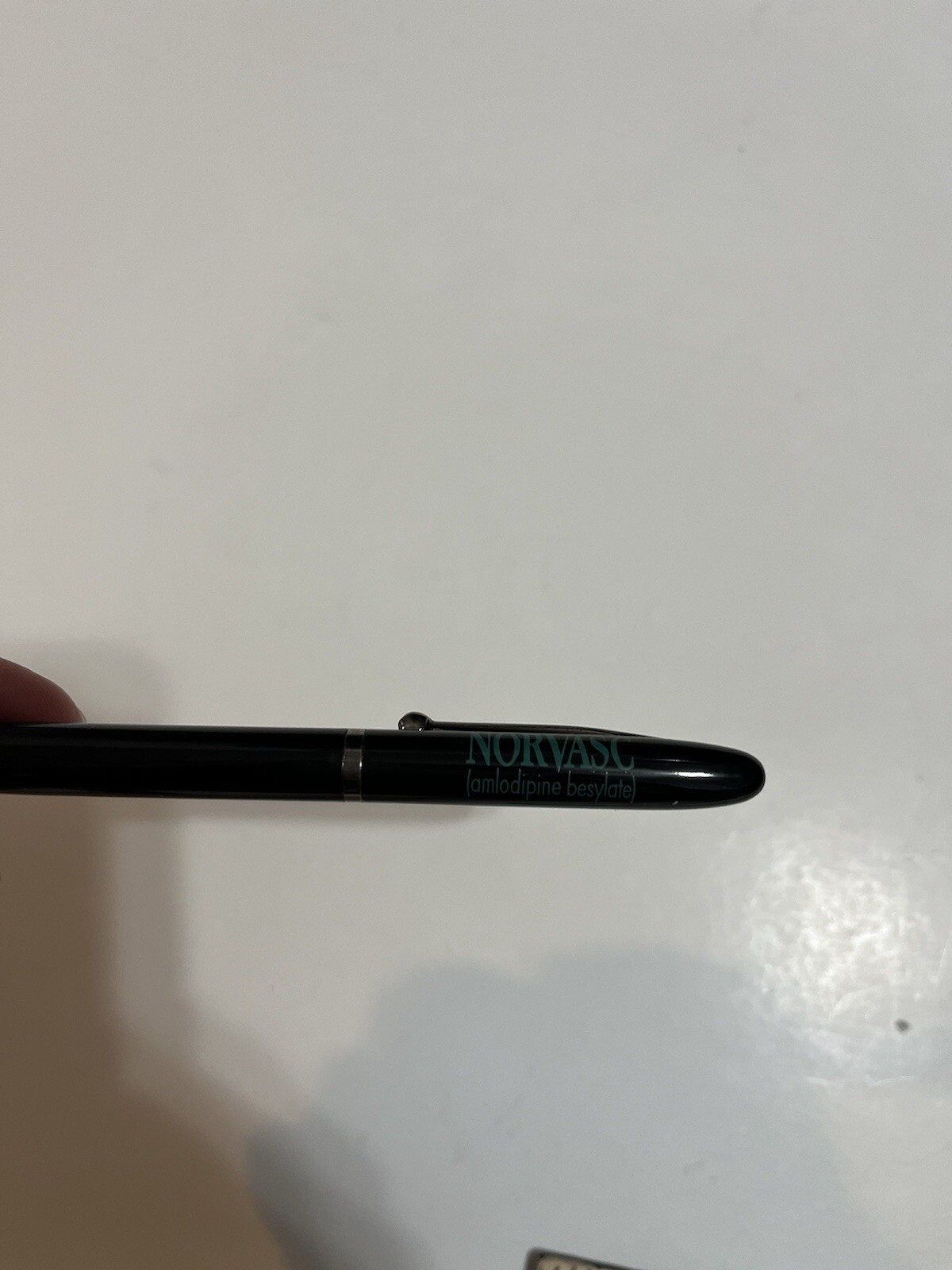 NORVASC Medical Drug Rep Pharmaceutical Pen Heavy Metal Collectible Advertising