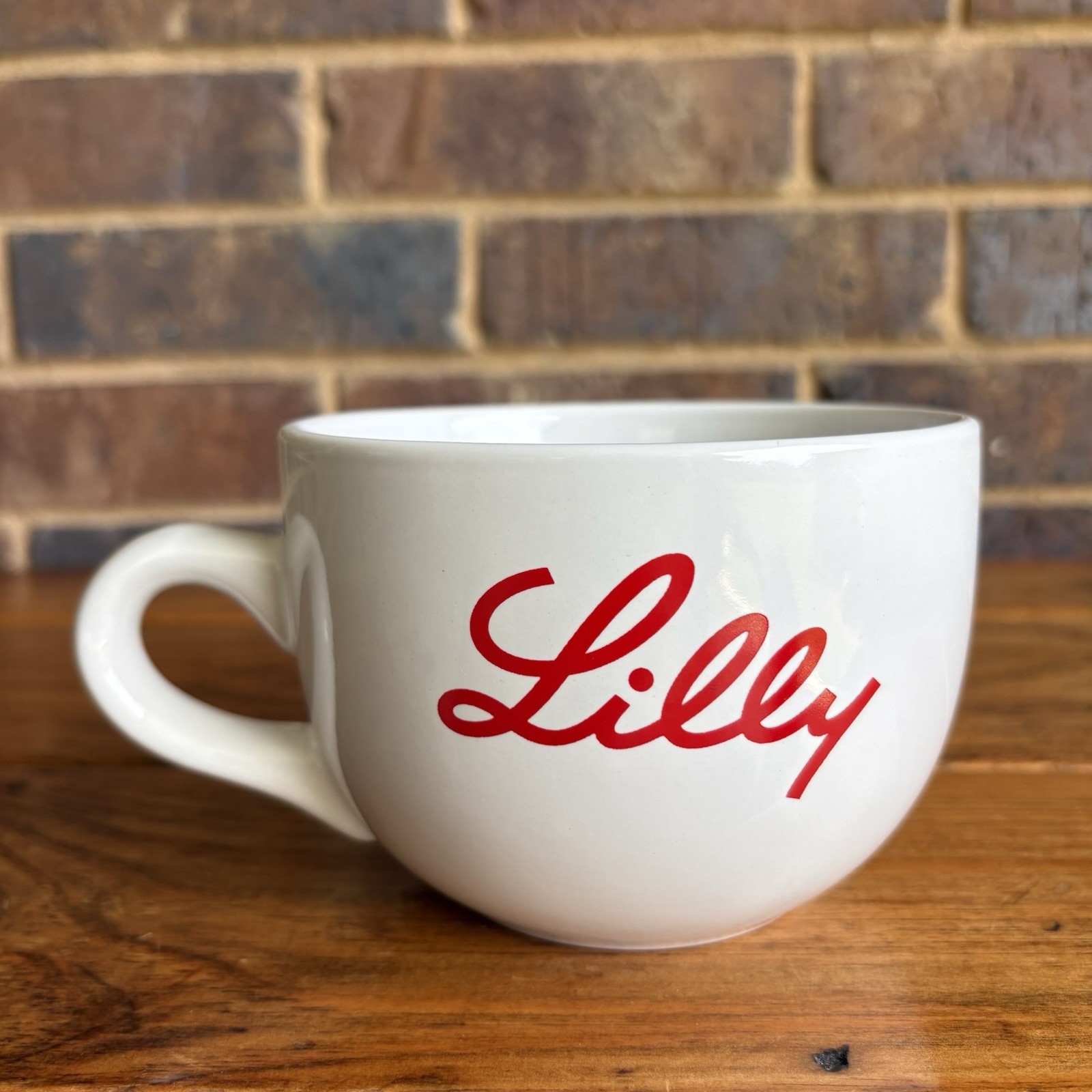 Eli Lilly Red Script Logo Pharmaceutical Coffee Mug “We ❤️ Nurses” M-Ware RARE