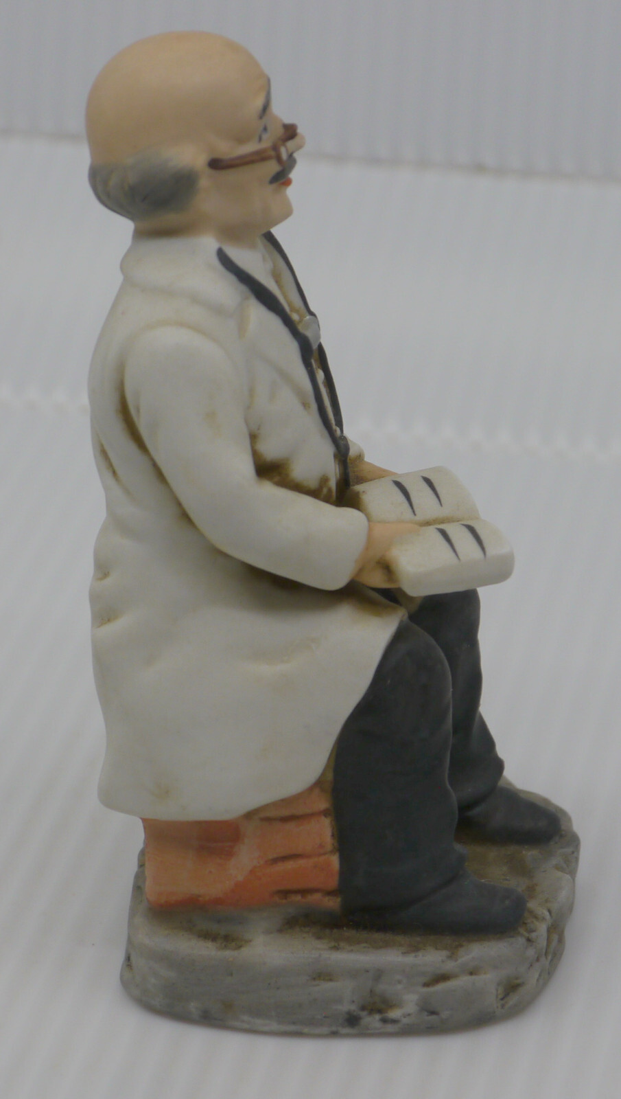 VINTAGE AYERST PHARMACEUTICAL ADVERTISING, PROMOTIONAL PORCELAIN DOCTOR FIGURINE