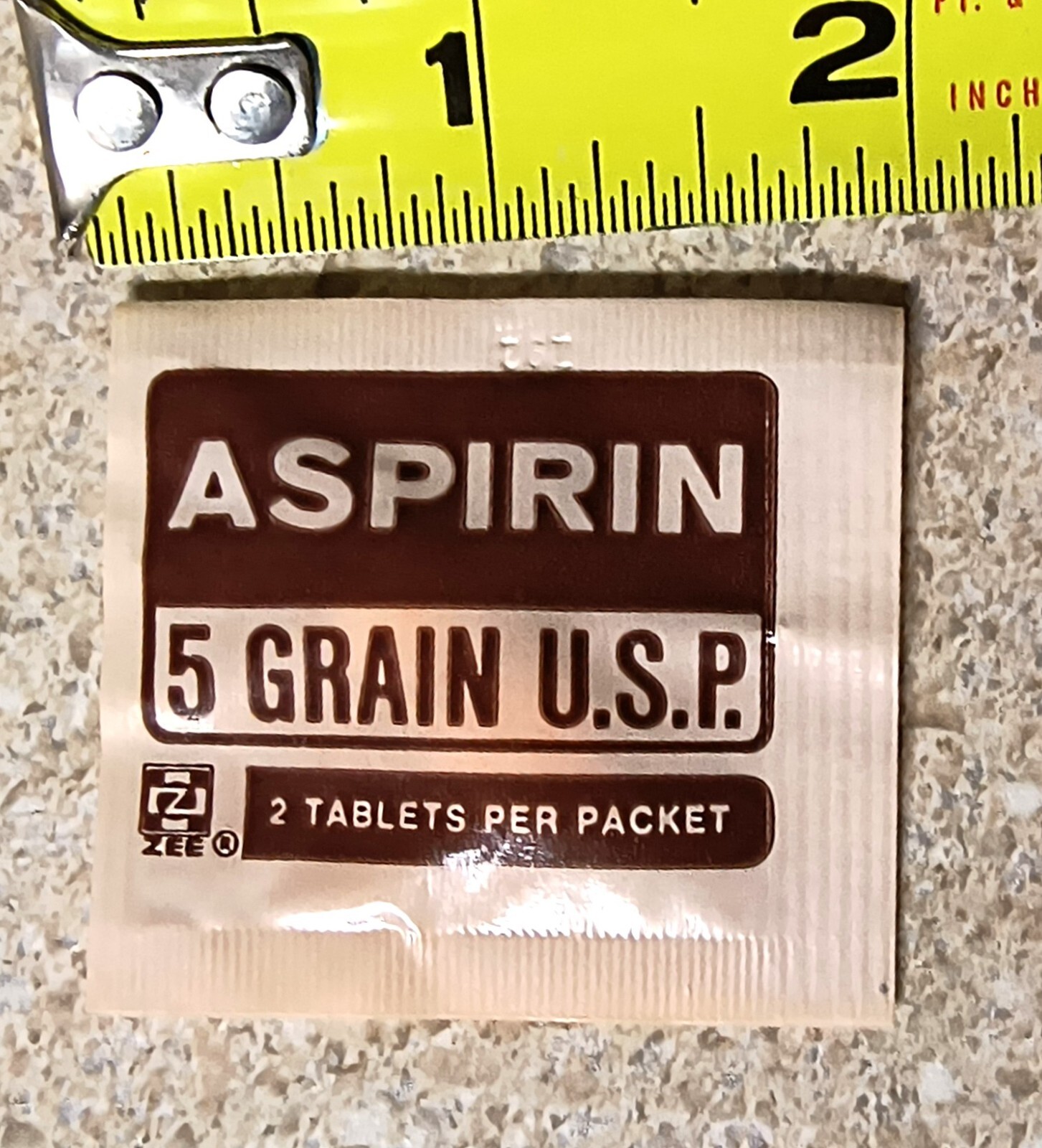 VINTAGE ASPIRIN Full PACKET, First Aid- Pharmacy – Medicine