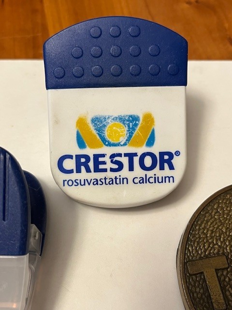 Drug Rep Promo Items Crestor, Plavix, Lovenox, Advicor, Aceon, Tricor, Minizide