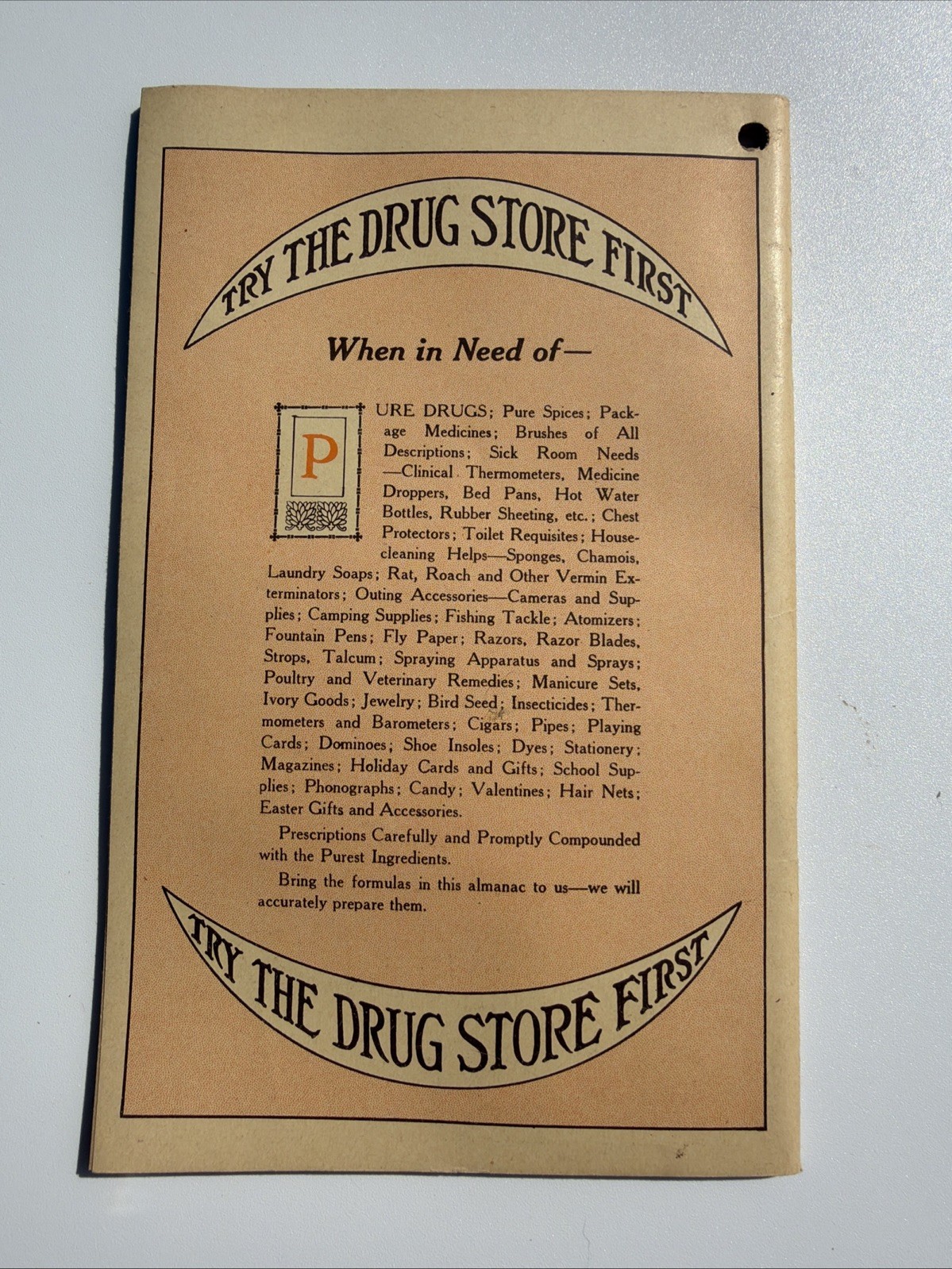 1930 NARD ALMANAC National Association Retail Druggists Pharmacist Pharmacy