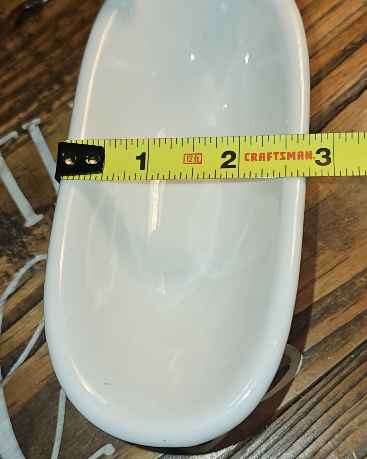 Pharmaceutical Cialis Ceramic Bath Tub Promo Novelty Trinket Soap Dish