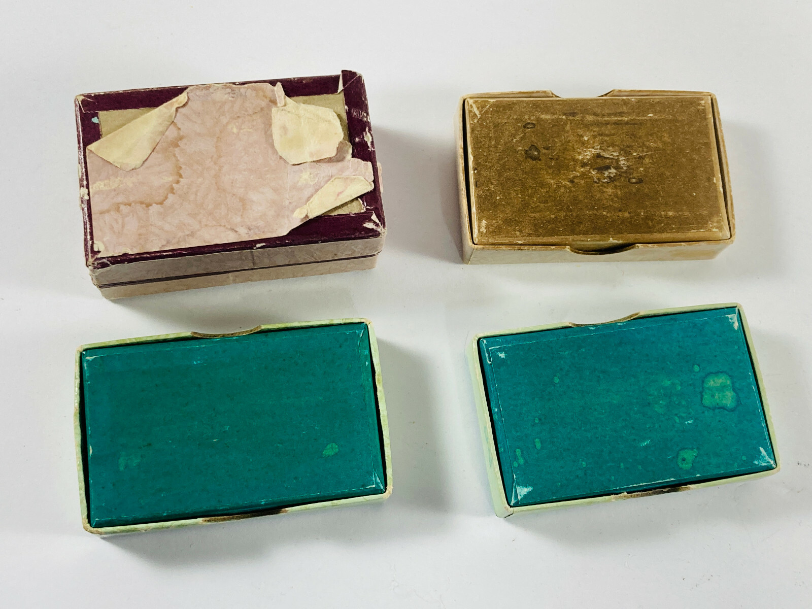 Lot (x4) Wiggins Drug Store 40s 50s Pill Medicine Boxes Codine Larned KS kansas