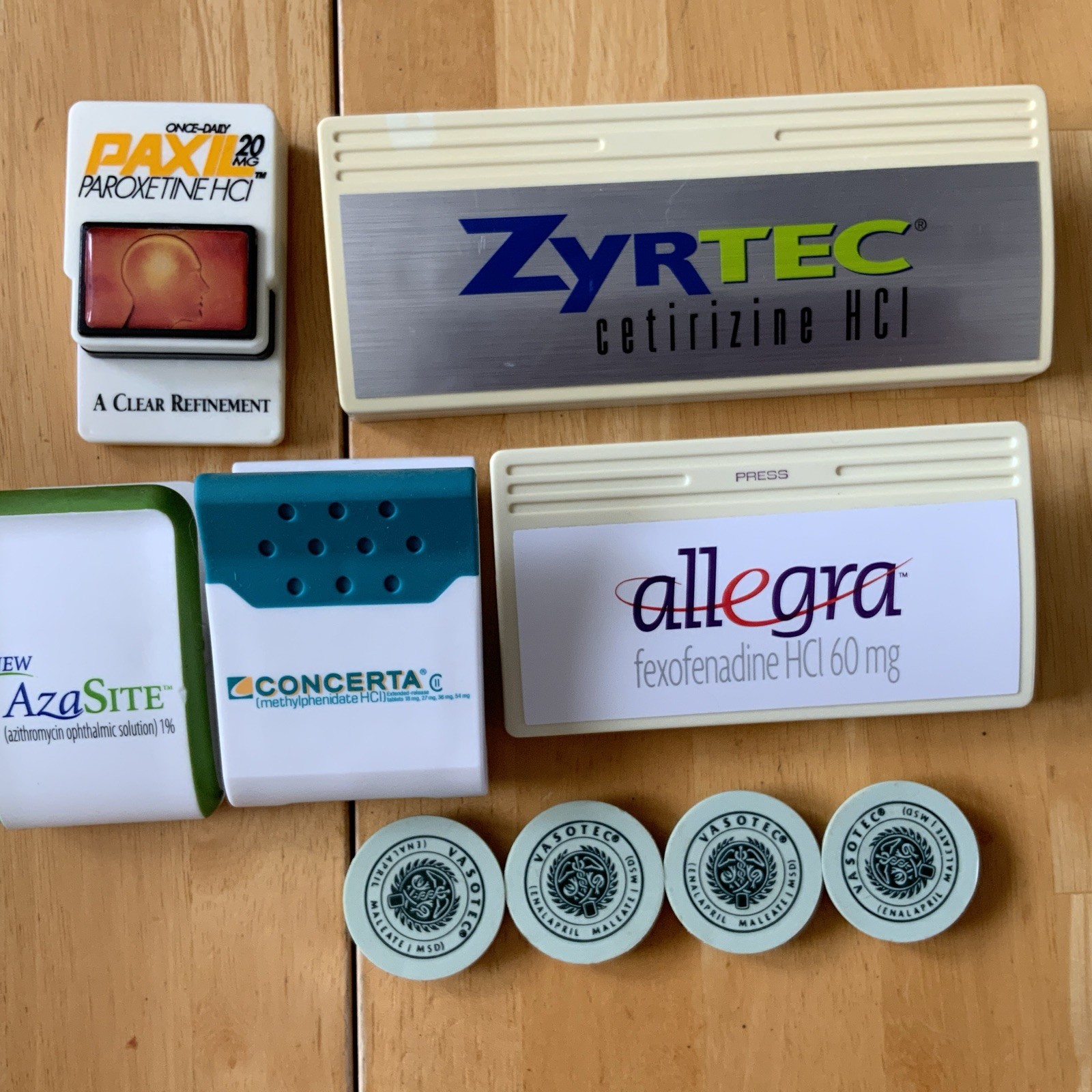 Lot of 21 Pharmaceutical Drug Rep Marketing Office Supplies Collectibles Vintage