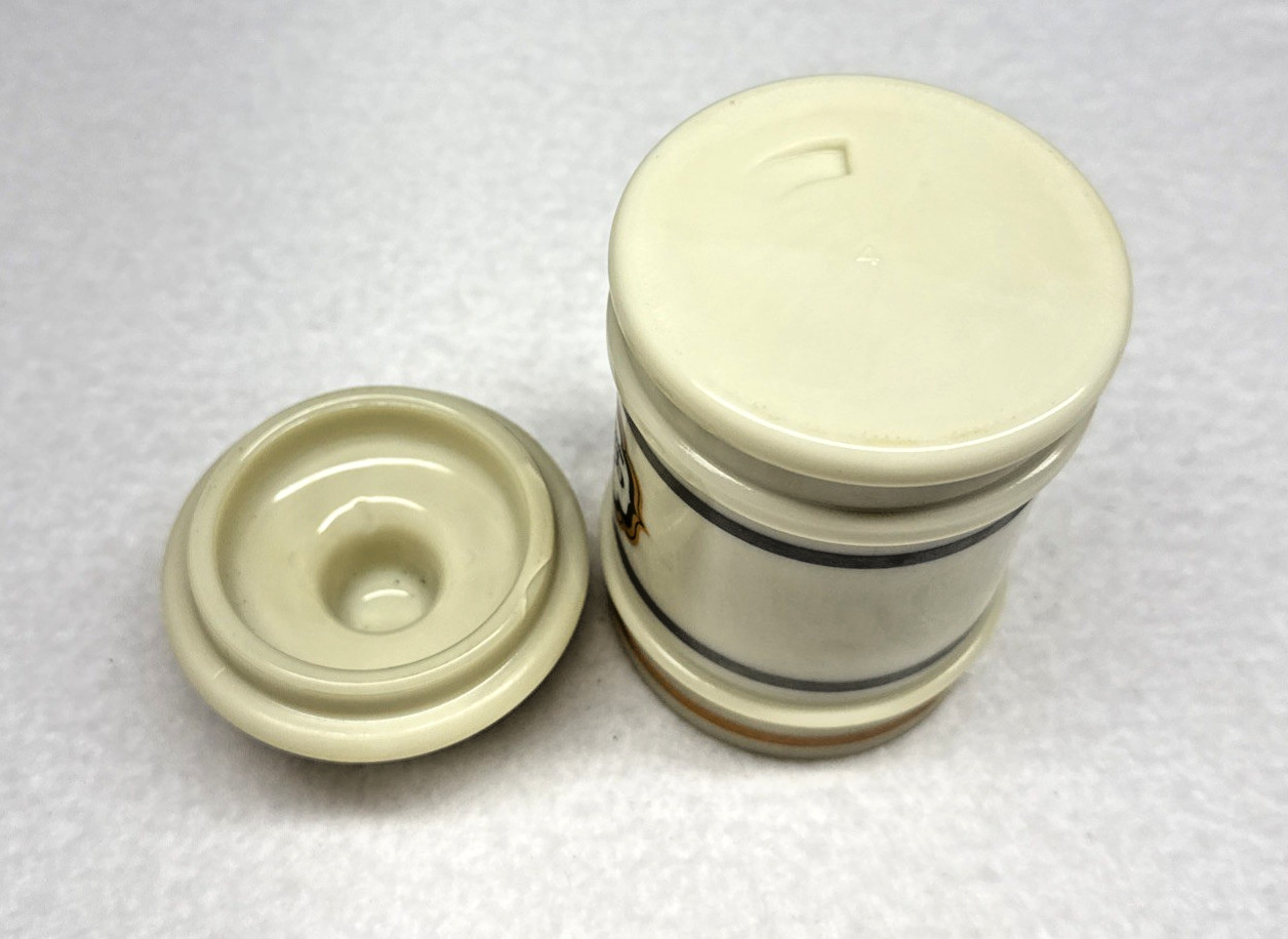 arvon Compound 65 Apothecary Pharmacy Ceramic Storage Jar Canister Vintage