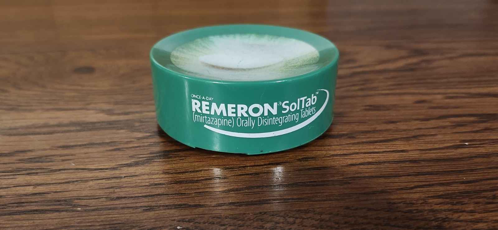 Rare Remeron Soltab Pharmaceutical Magnetic Paper Clip Holder Promo Green READ