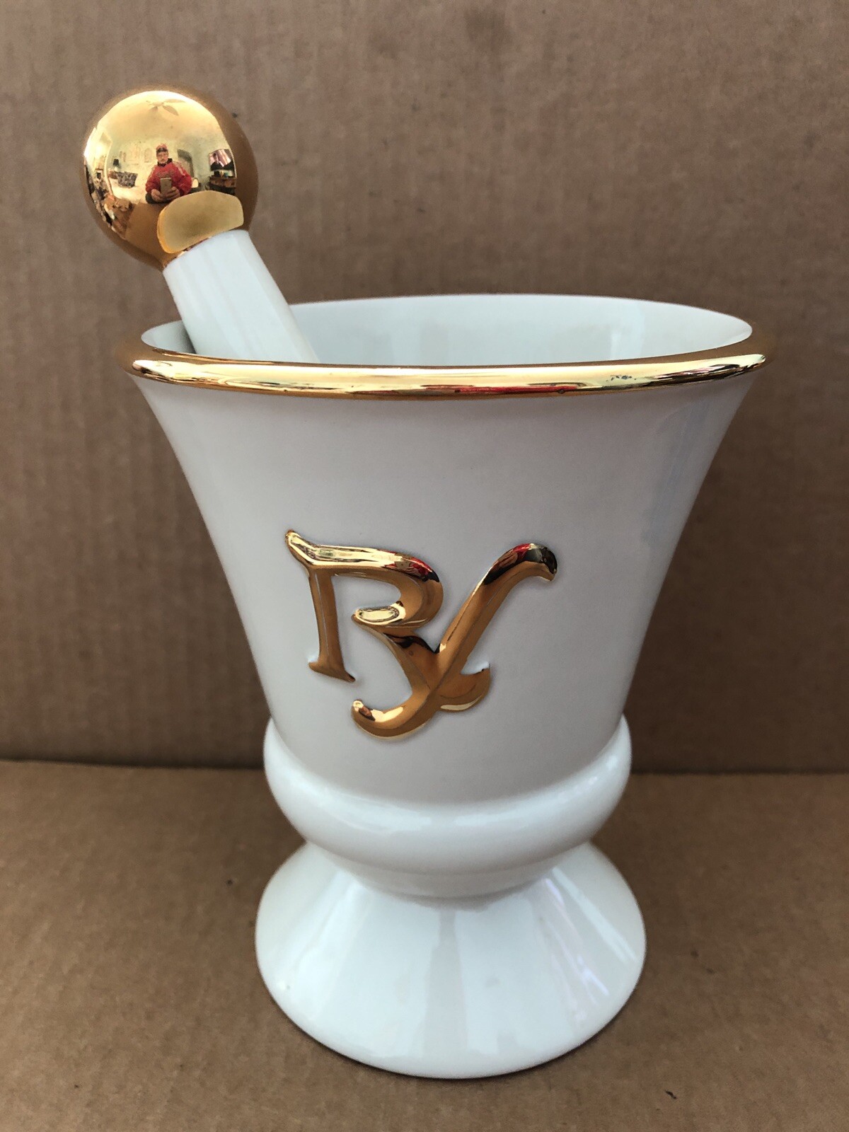 Vintage OWENS ILLINOIS Pharmacy Pharmacist APOTHECARY Mortar Pestle