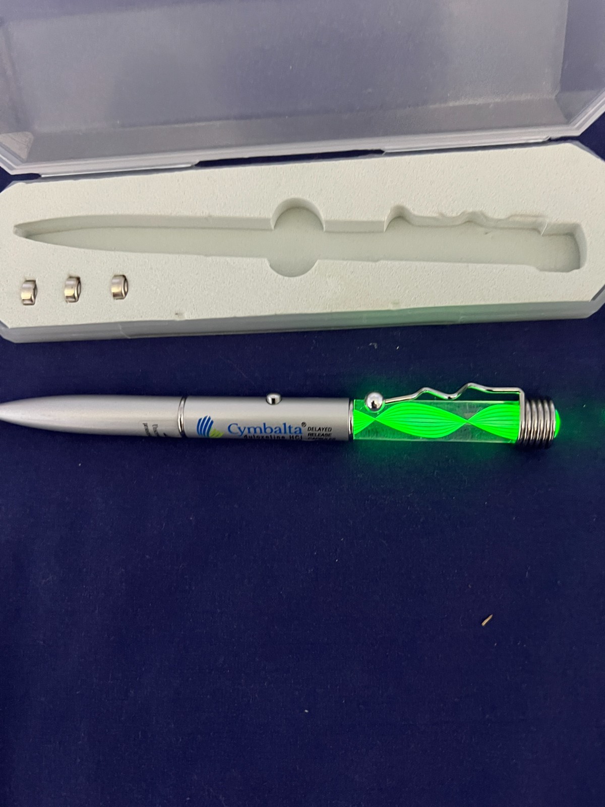 Pharmaceutical Light up Two Color Cymbalta Pen with Three Batteries-Works