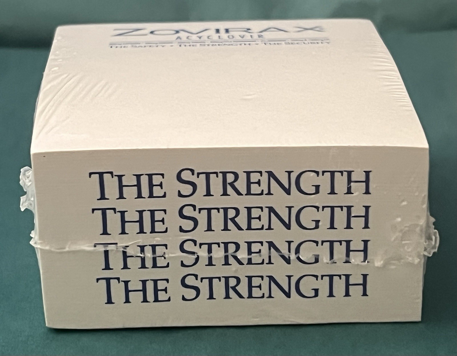 Zovirax Pharmaceutical Drug Rep Promo Post It Notes 2.75 inch Square