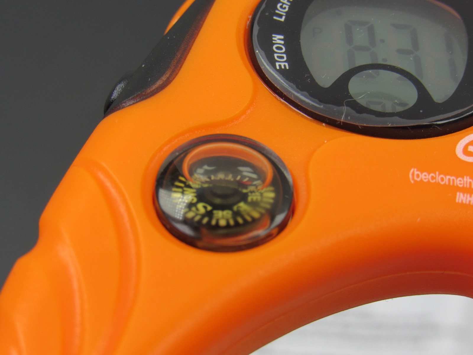 Qvar Carabiner Digital Watch Compass Stopwatch Drug Rep Pharmaceutical Promo