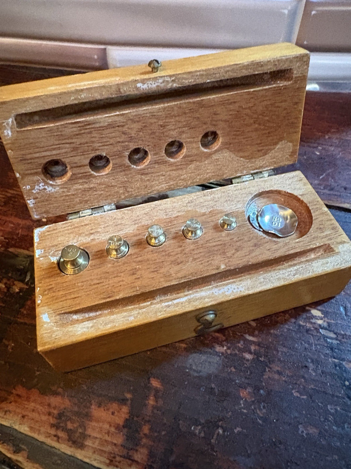 Vintage Apothecary Calibration Weight Set-7 Piece Set