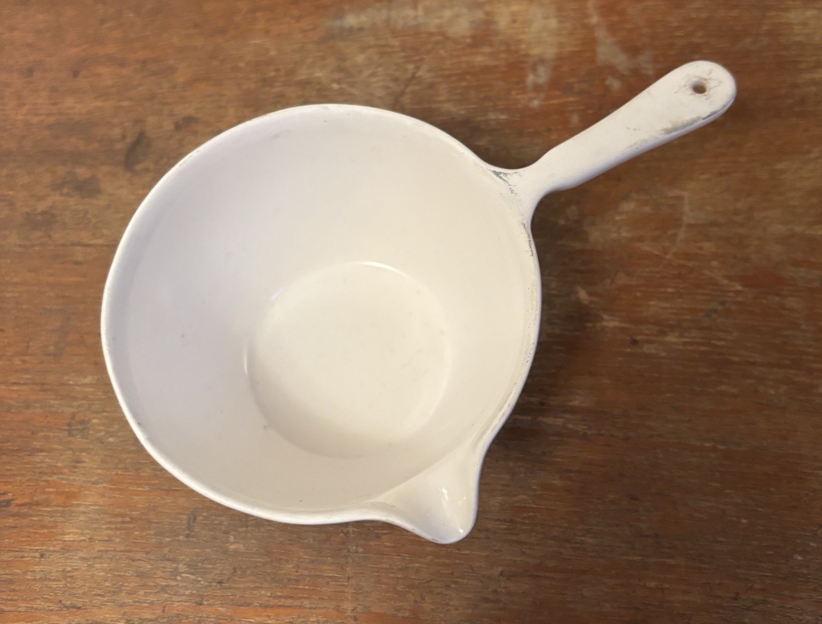 Vintage Coors USA 180-3 F-42 Porcelain Evaporating Lab Equipment Handled Dish