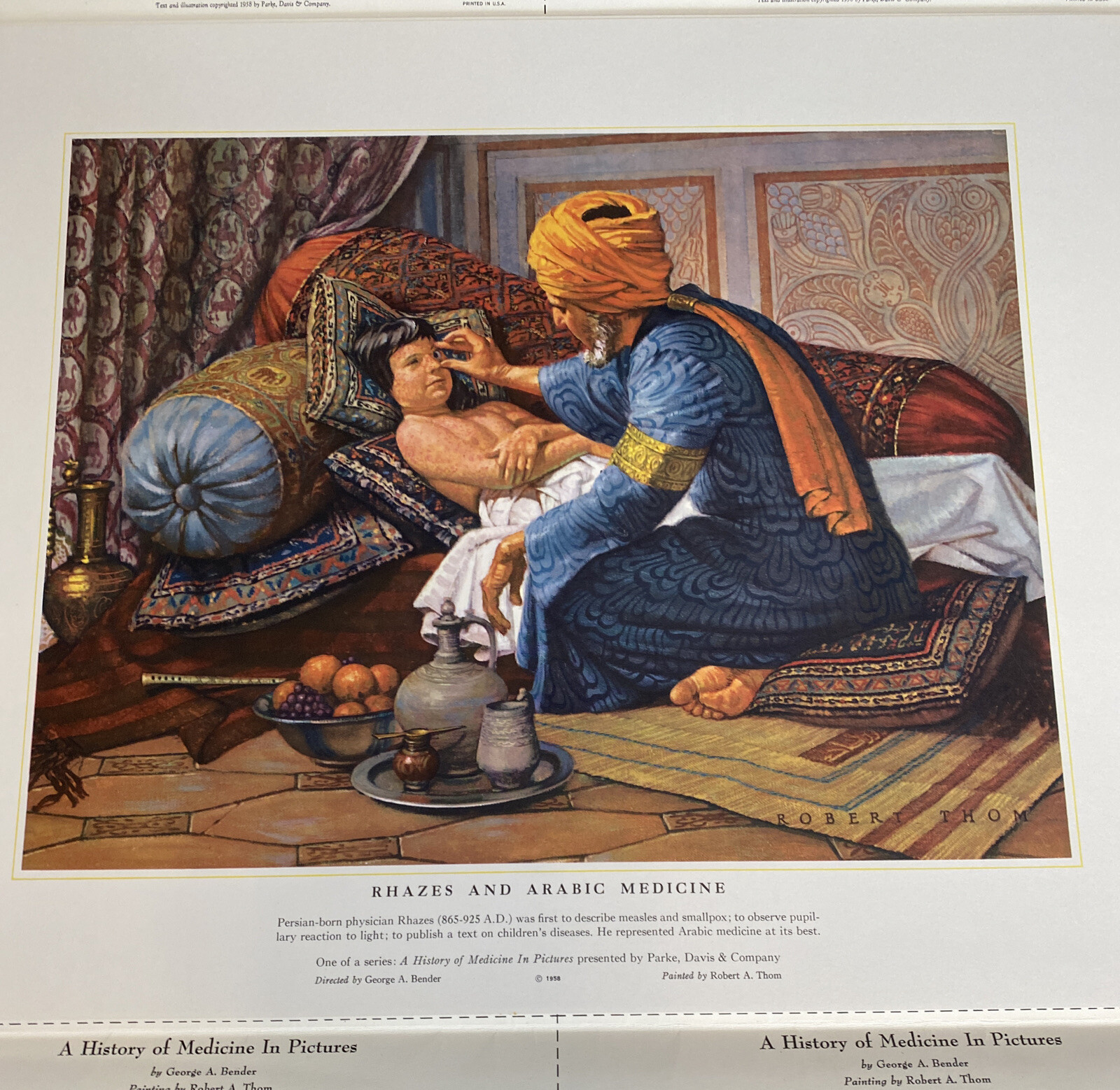 A History Of Medicine In Pictures- Series Two Set Parke Davis Robert Thom