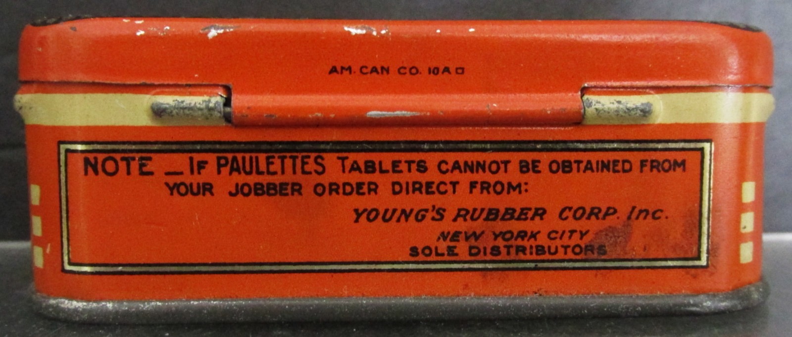 Original Vintage Paulette’s Tablets Medicine Tin