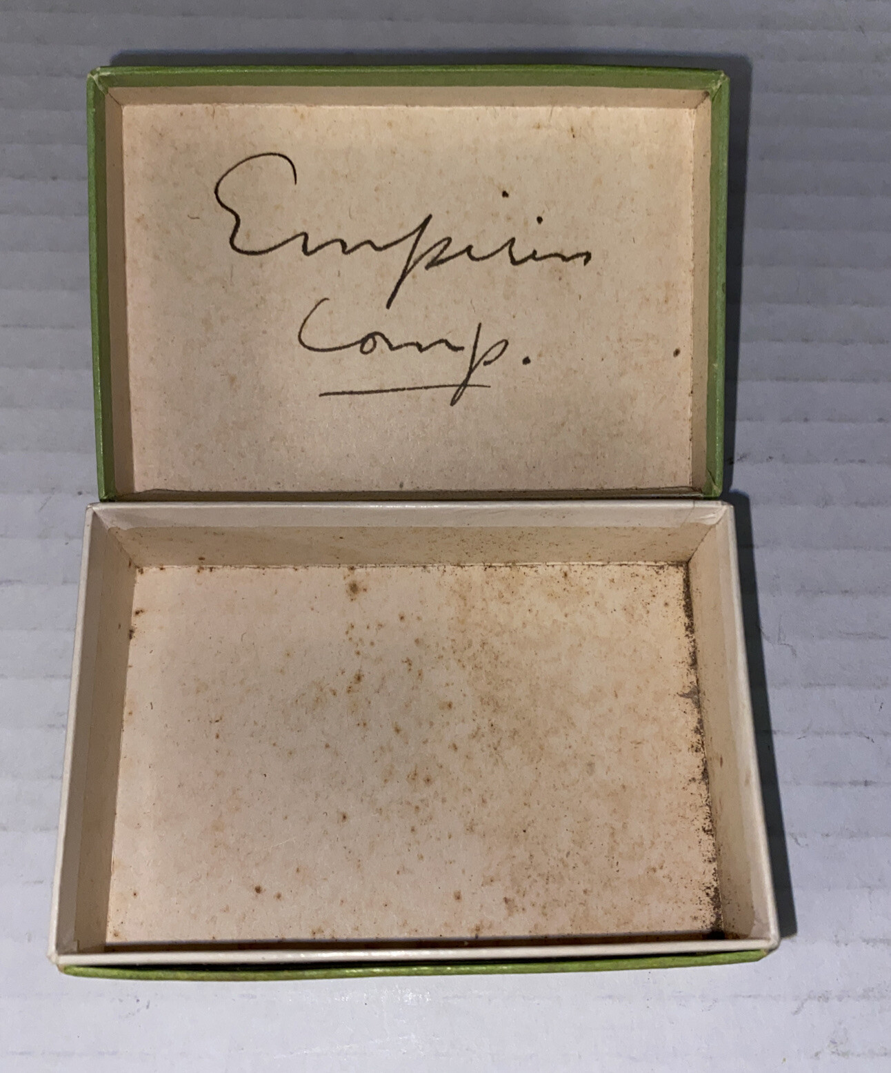 Vintage 1960s Prescription Pharmacy EMPTY Box Madison WI Chechik Park Hotel Prop