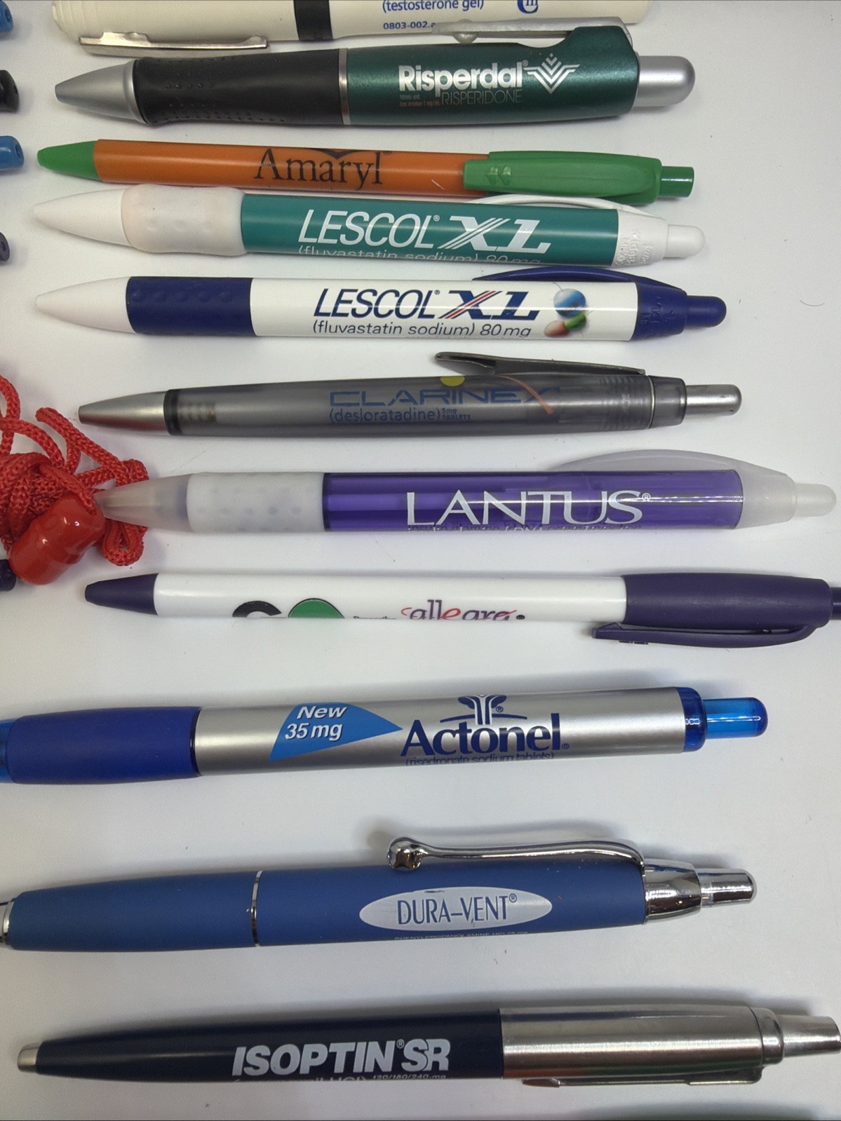 Pharmaceutical Drug Rep Advertising Pens Promo Pens Lot Of 30