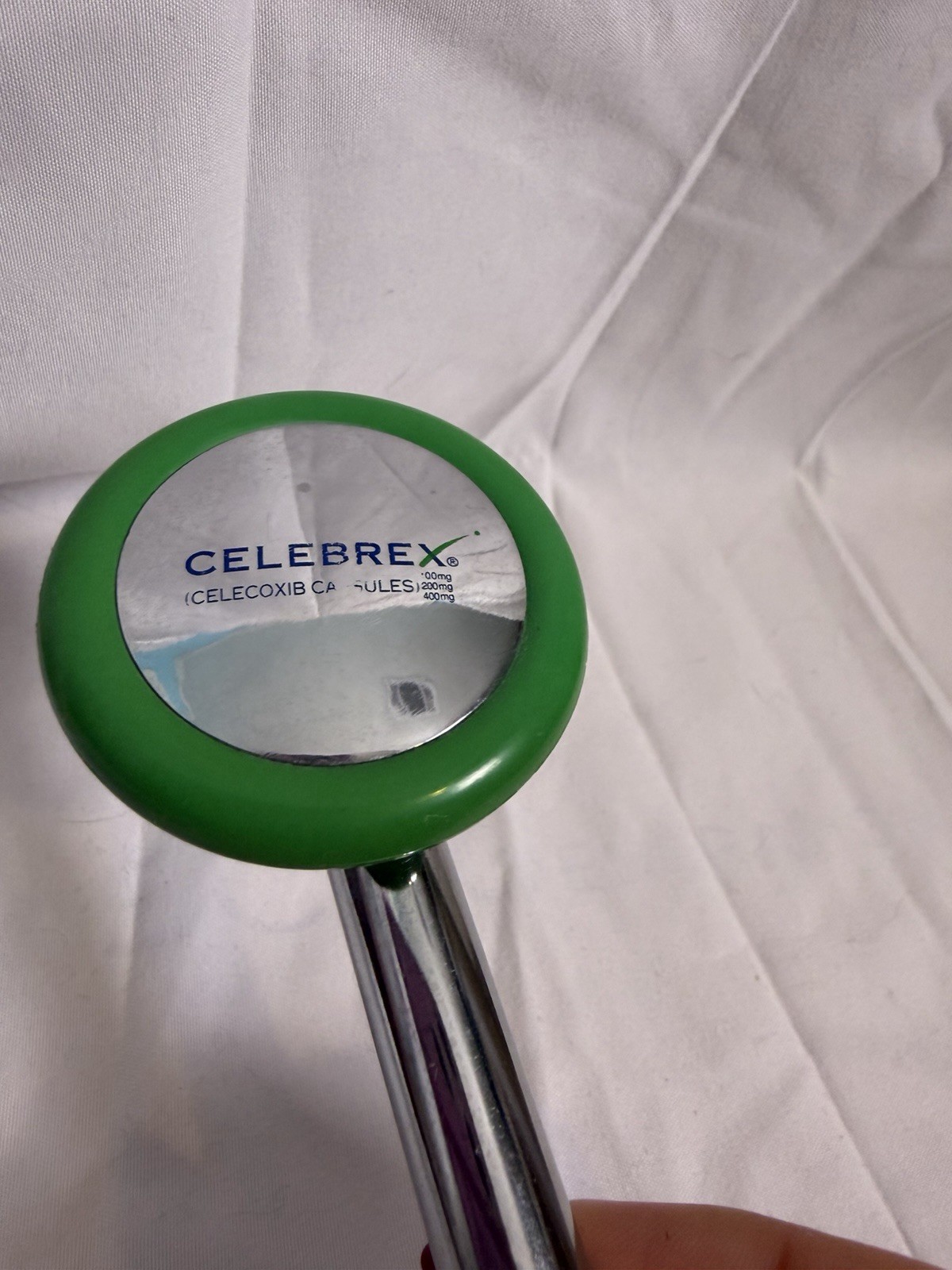 Telescoping Celebrex Medicine Reflex Drug Rep Green Hammer Promo