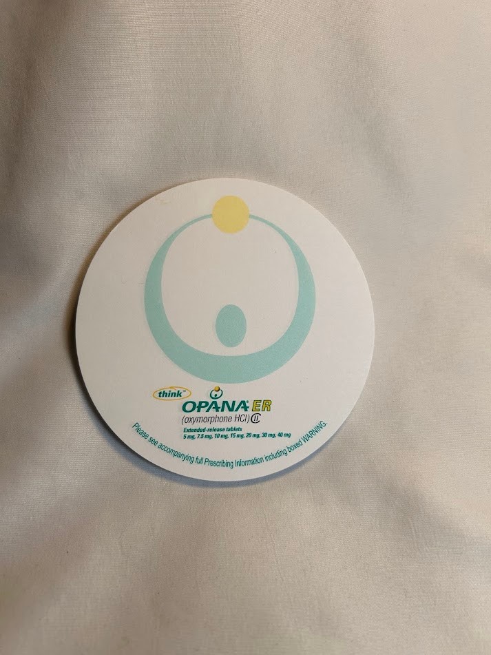 Opana ER Oxymorphone Pharma Rep Collectible Sticky Note Pads Pandas Medical