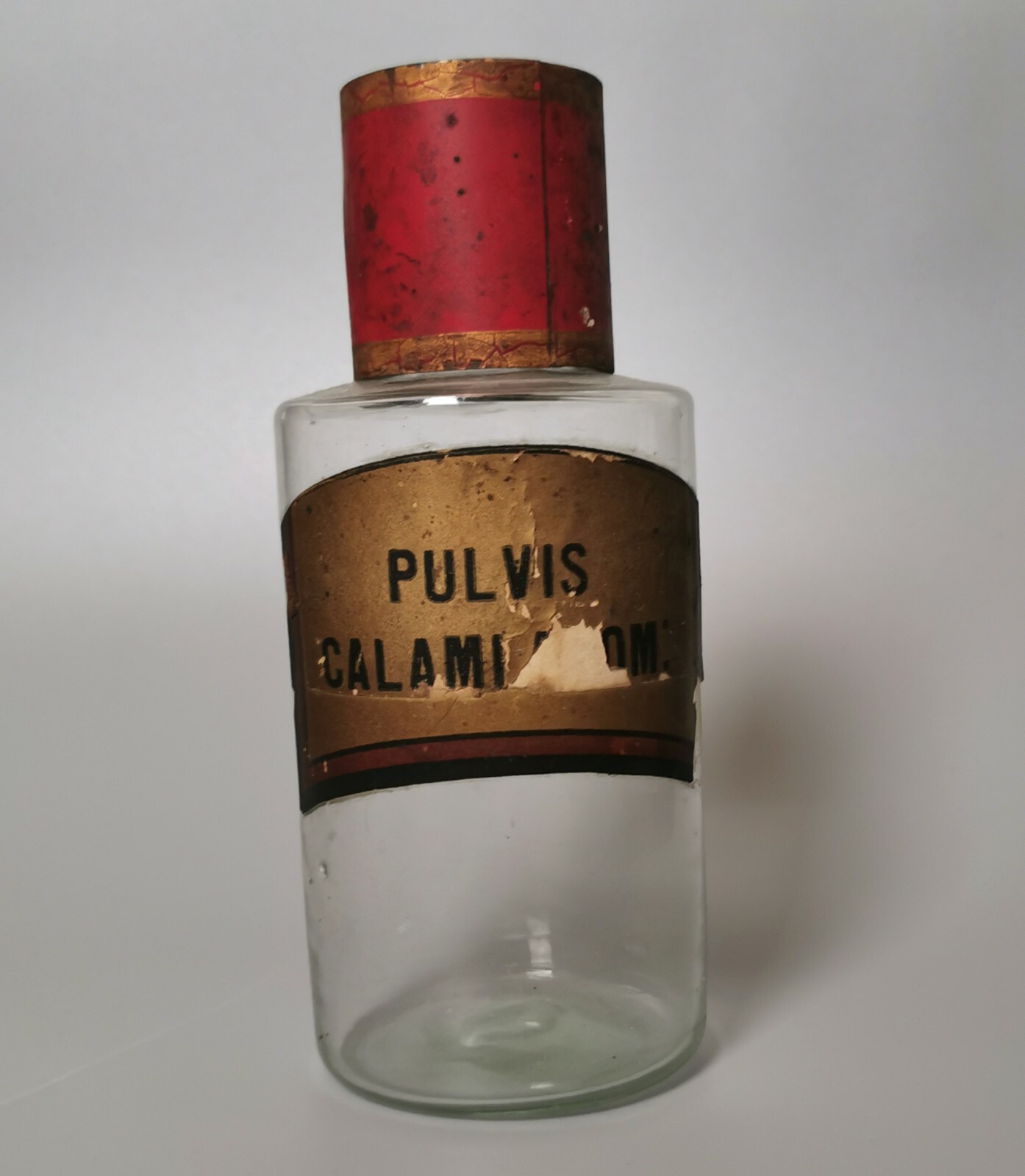 Antique Victorian apothecary bottle, large chemists bottle