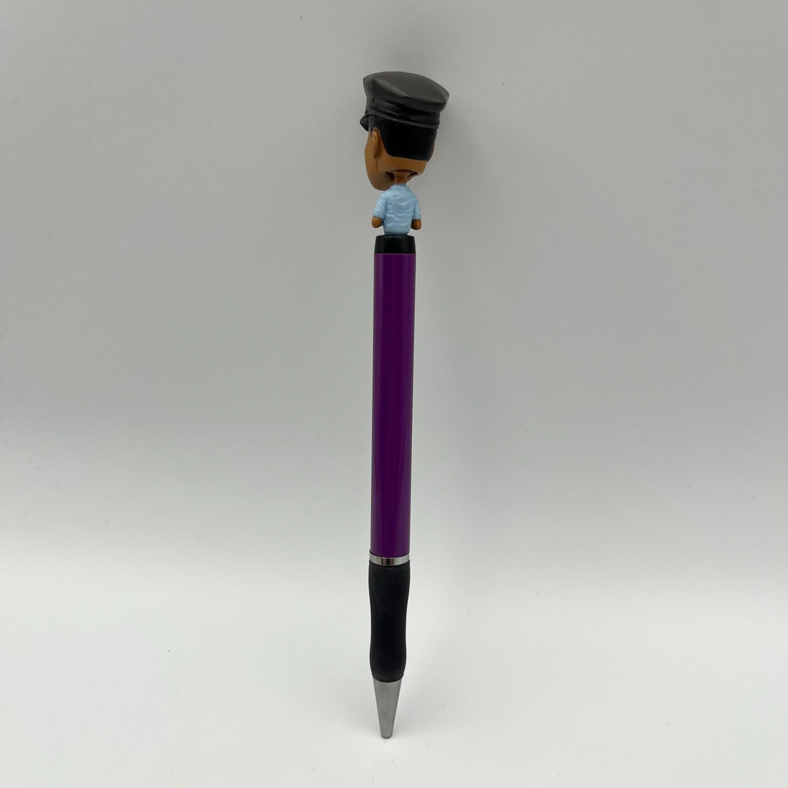 Ultracet Pharmaceutical/Drug Rep Purple Twist Pens Policeman Bobblehead LOT OF 3
