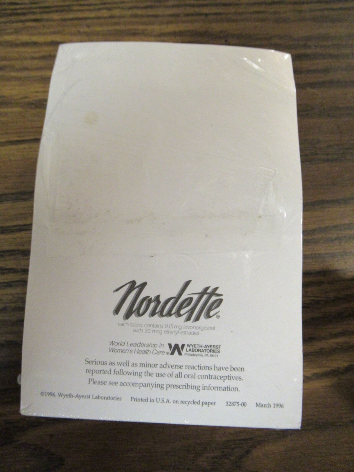 Vintage NOS 10 Unopened Nordette Note Pads Post It Notes Pharmaceutical Promo