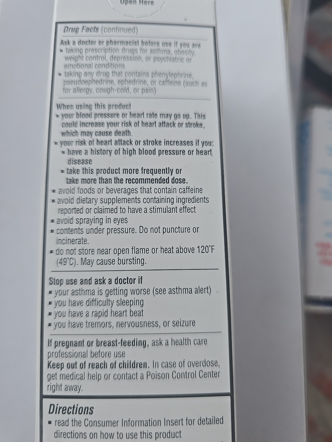 Primatene Mist Epinephrine Inhalation Aerosol 160 Sprays EXP 10/27