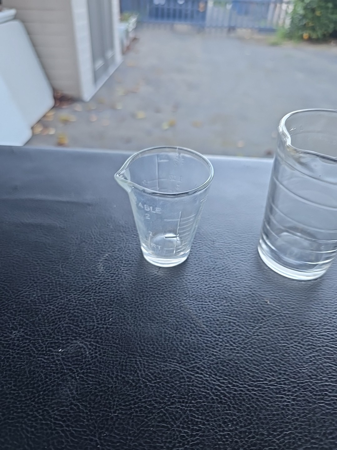 Vintage Measure Glass Cups From Pharmacy