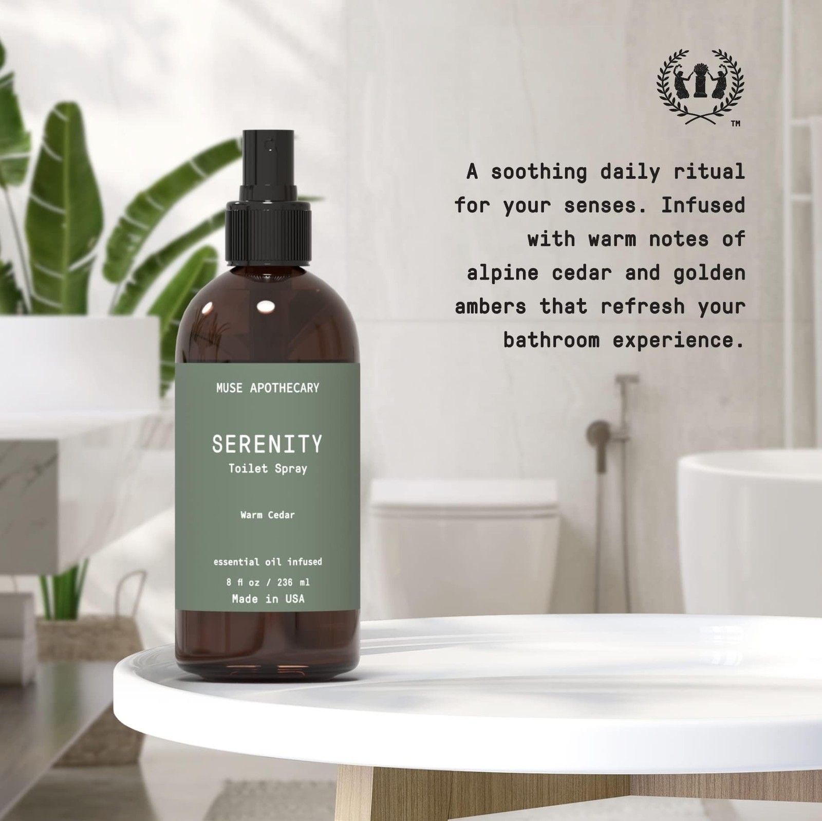 Muse Apothecary Flush Ritual – Botanical Collection – Aromatic & Refreshing T…